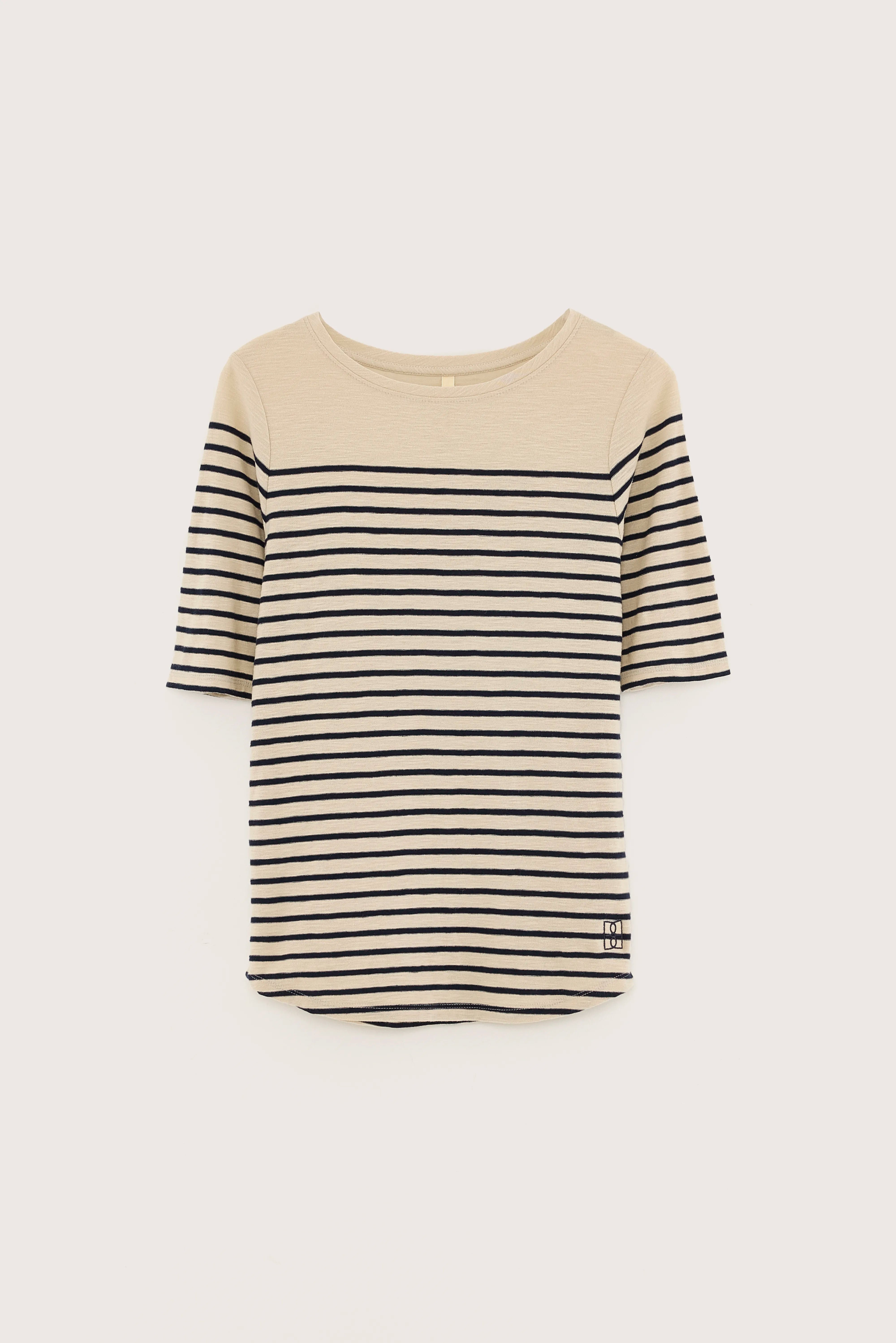 T-shirt slim Mias (251 / W / STRIPE A)