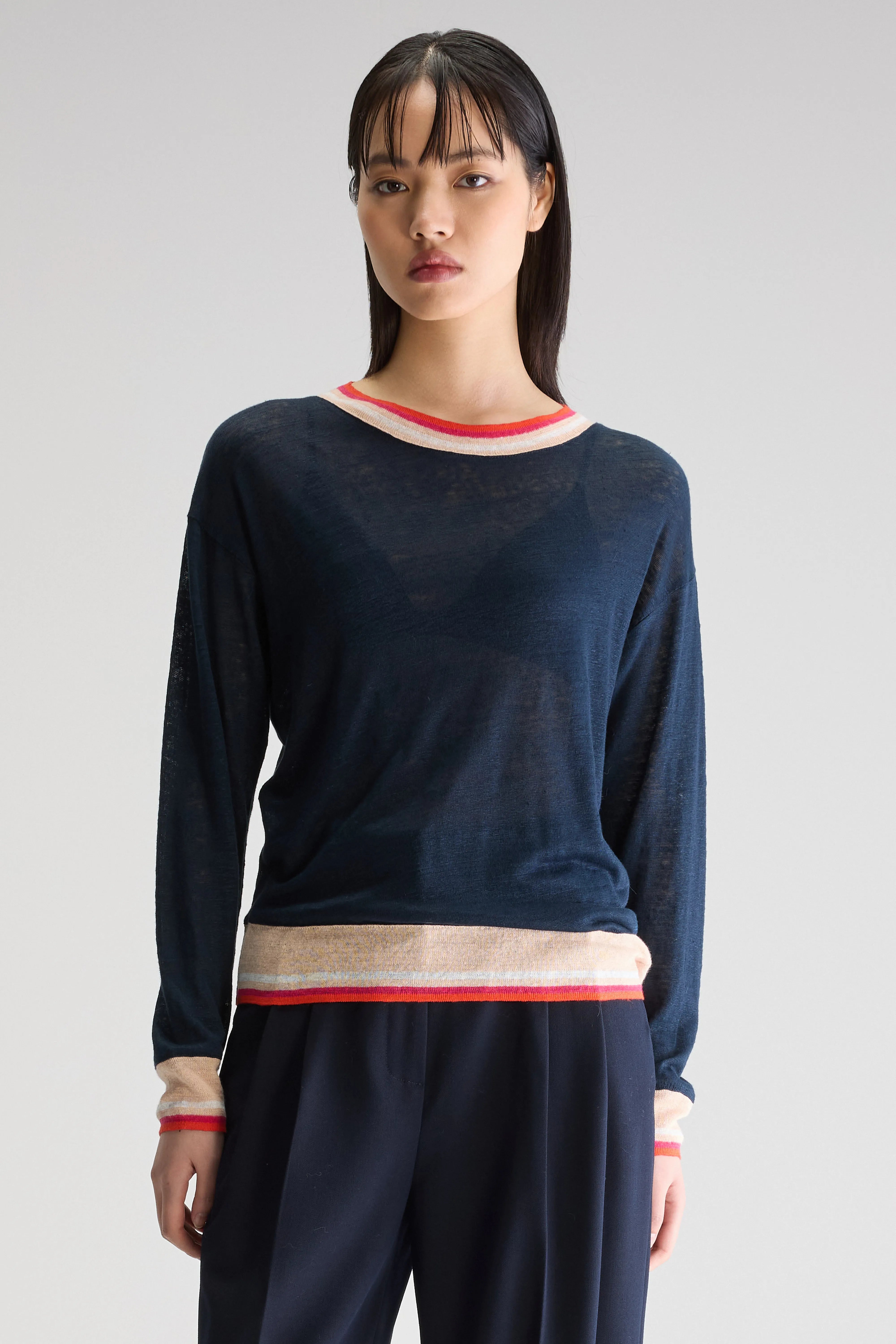 Senia Relaxed T-shirt - Captain For Women | Bellerose