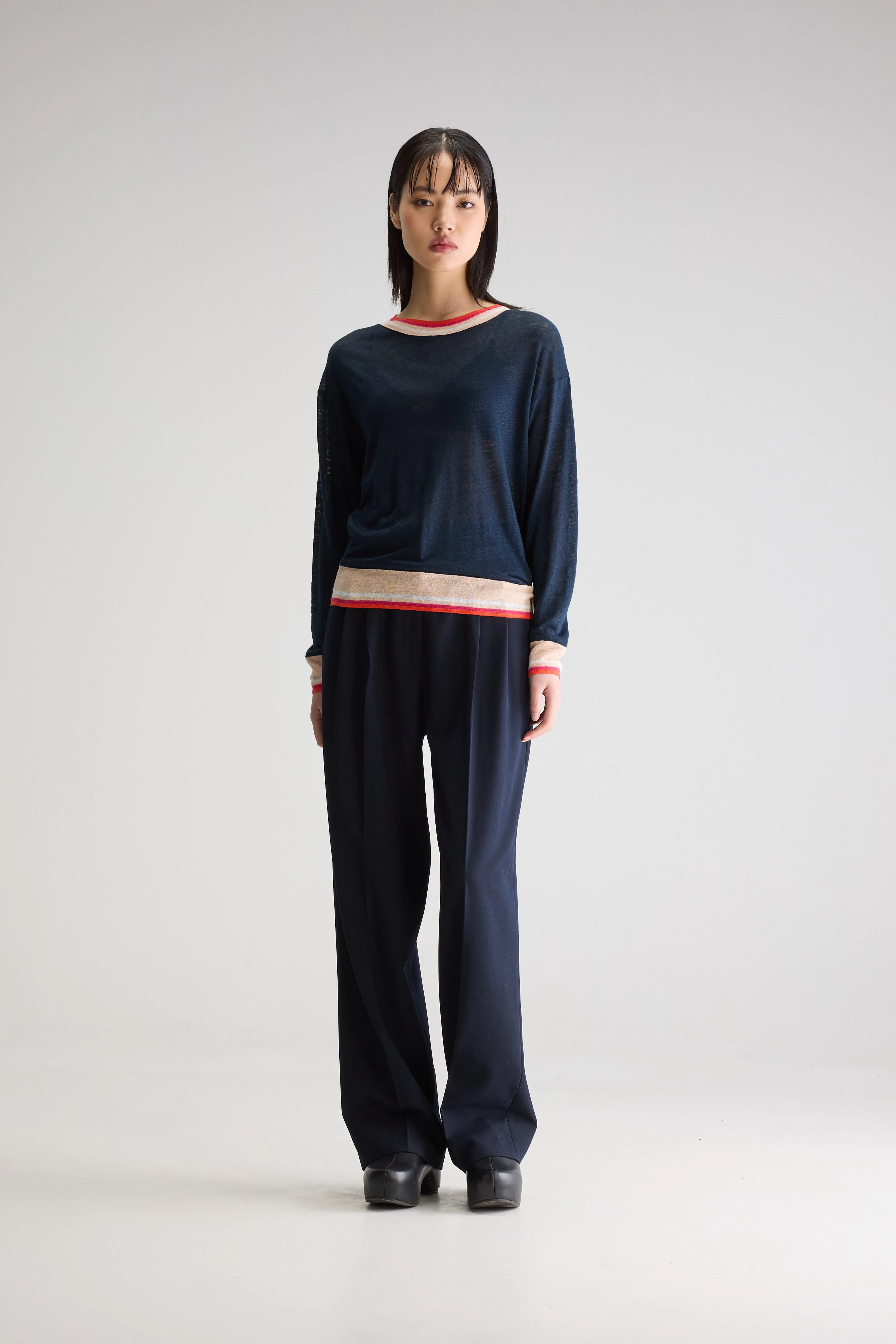 Senia Relaxed T-shirt - Captain For Women | Bellerose