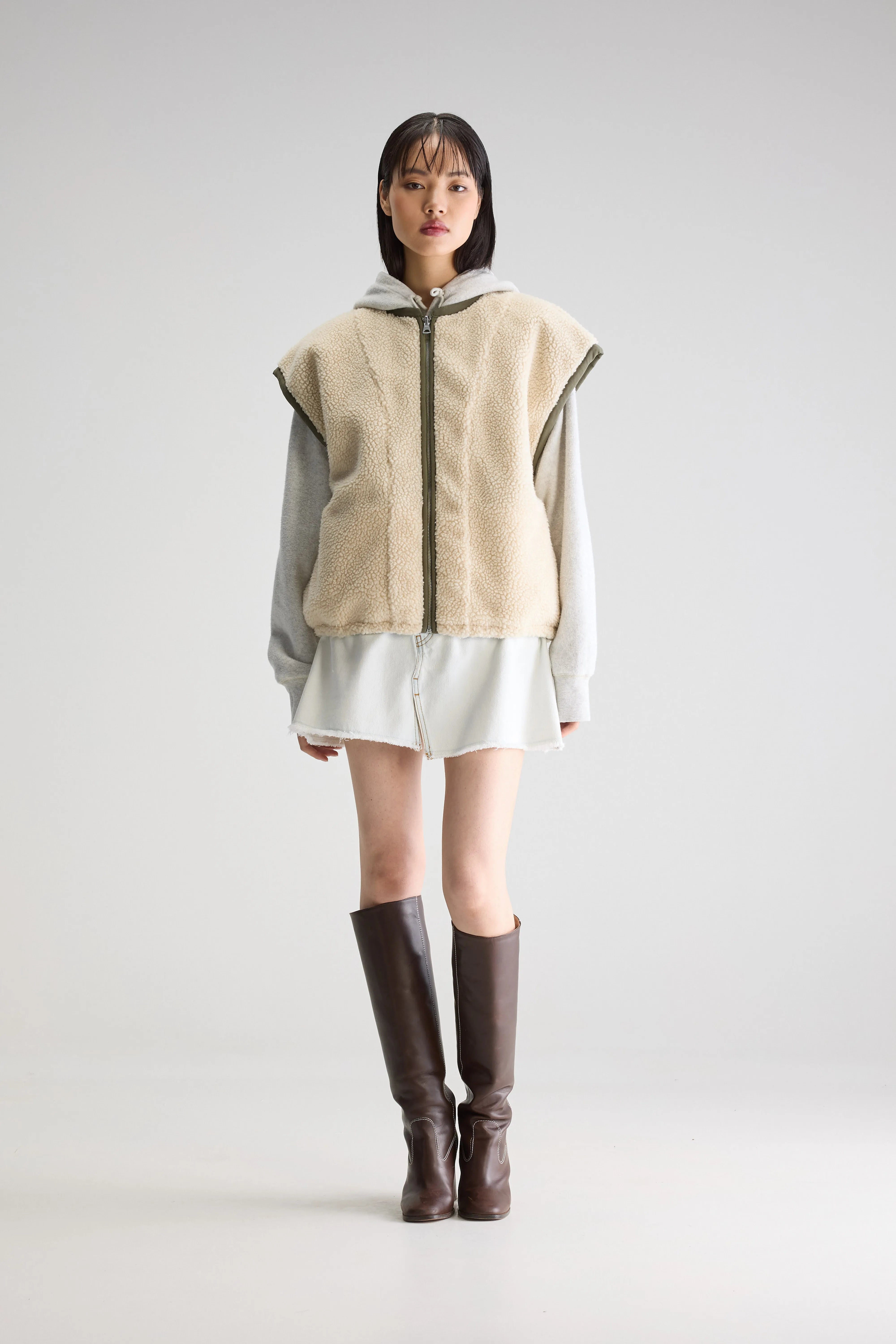 Veste sans manches Jano (251 / W / ECRU)