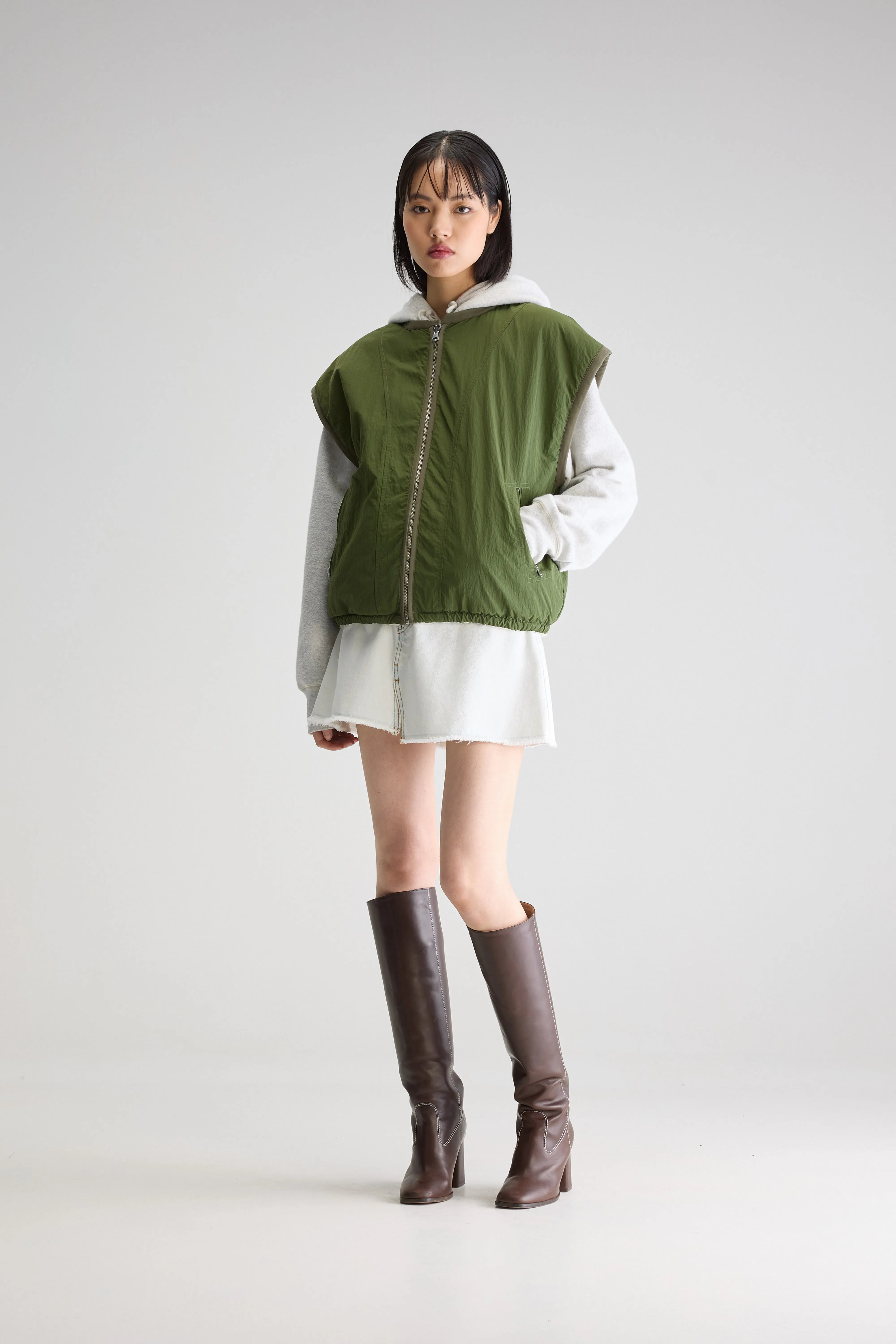 Veste sans manches Jano (251 / W / ECRU)