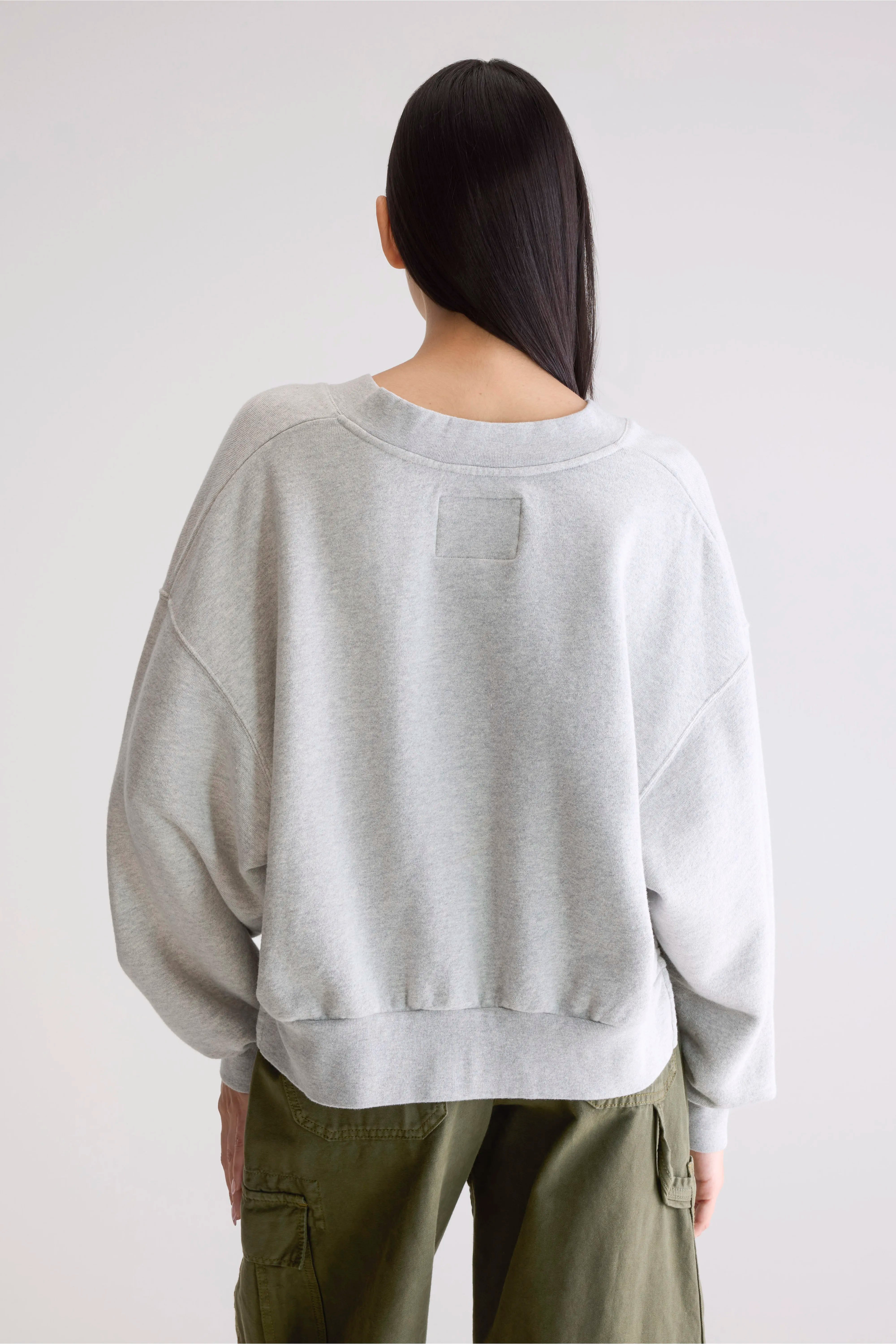 Varola V-neck Sweatshirt - H. grey For Women | Bellerose