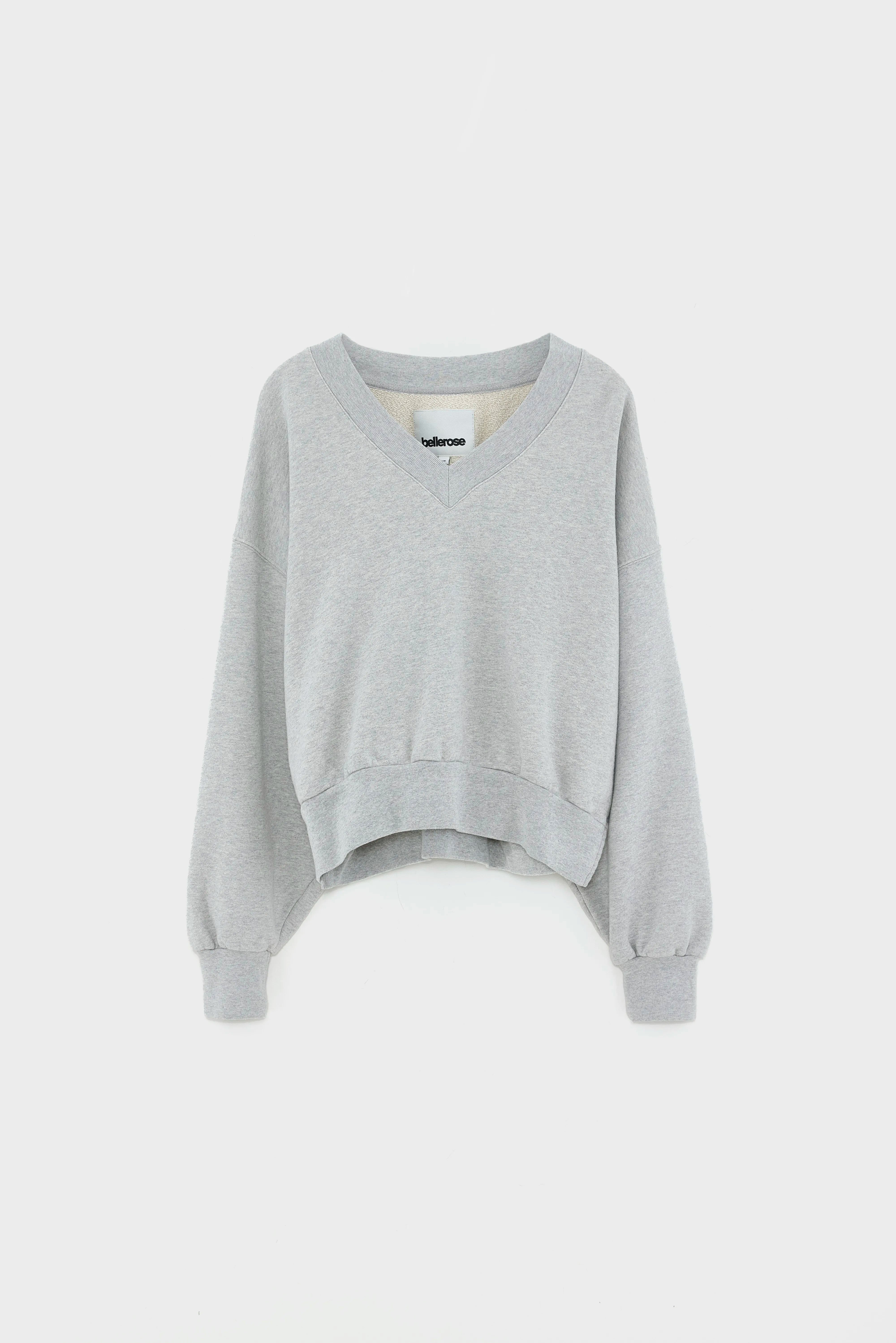 Varola v-neck sweatshirt (252 / W / H. GREY)
