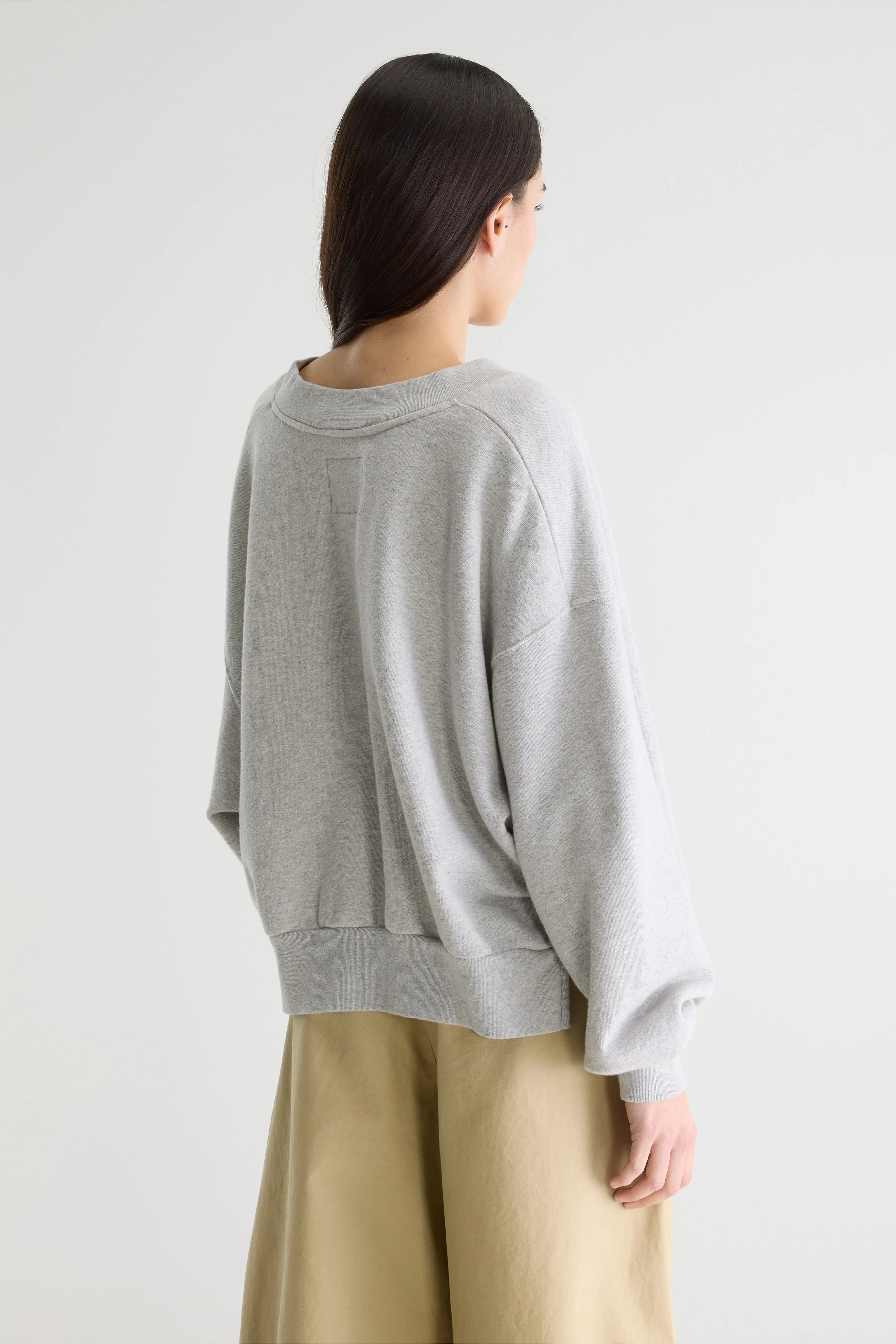 Varola V-neck Sweatshirt - H. grey For Women | Bellerose