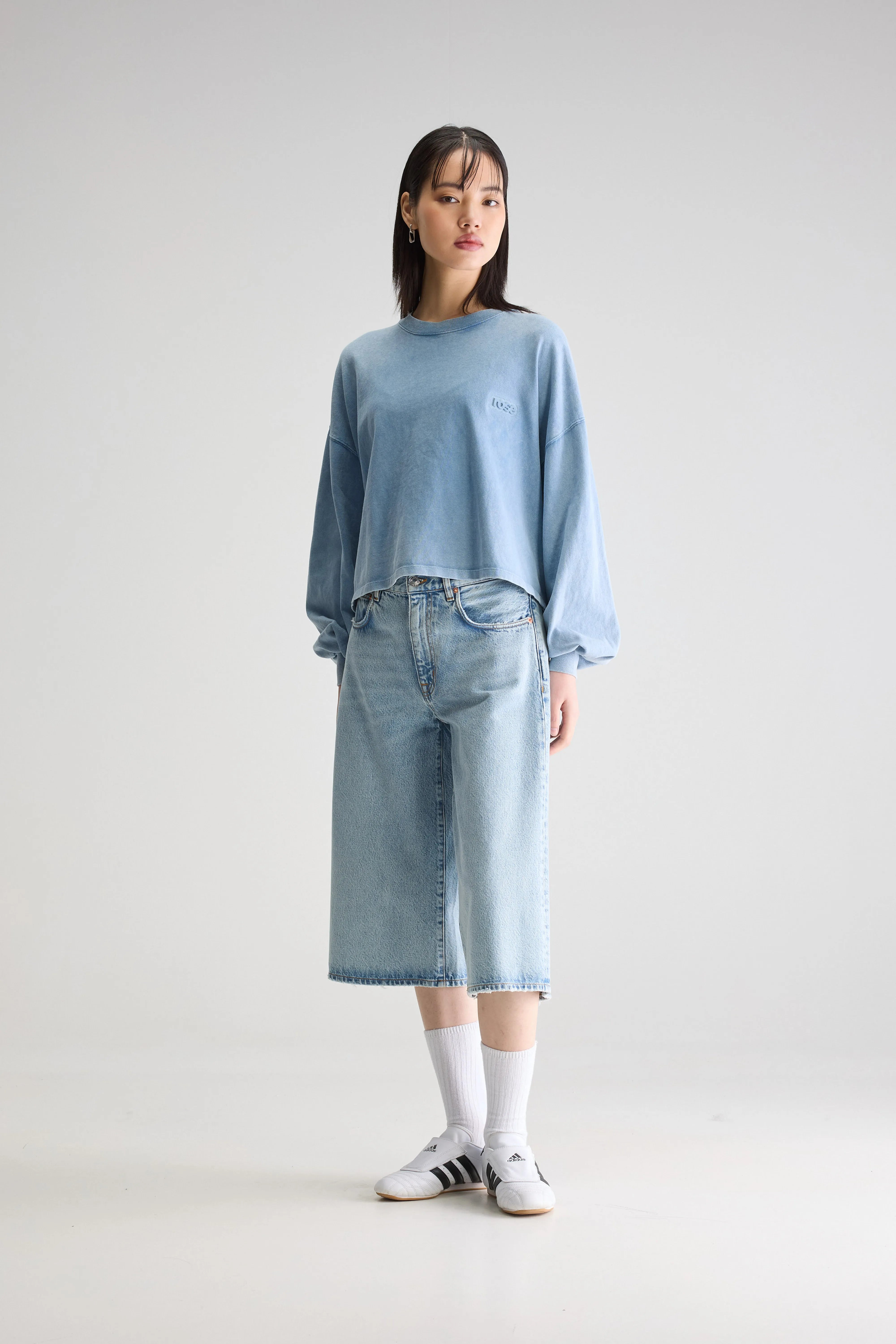 Franco T-shirt Met Lange Mouwen - Denim Voor Dames | Bellerose