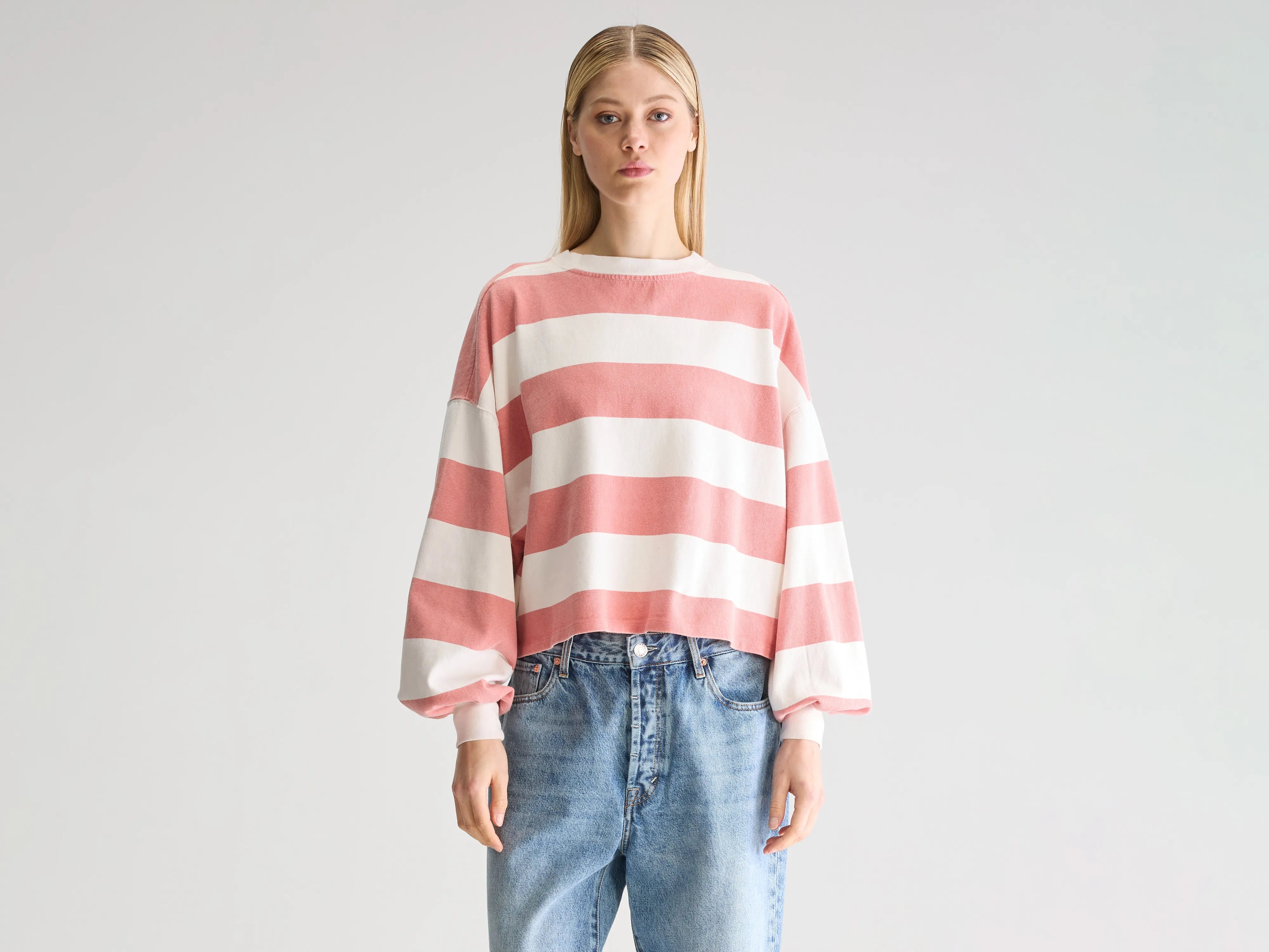 Franco long-sleeve t-shirt (251 / W / STRIPE A)