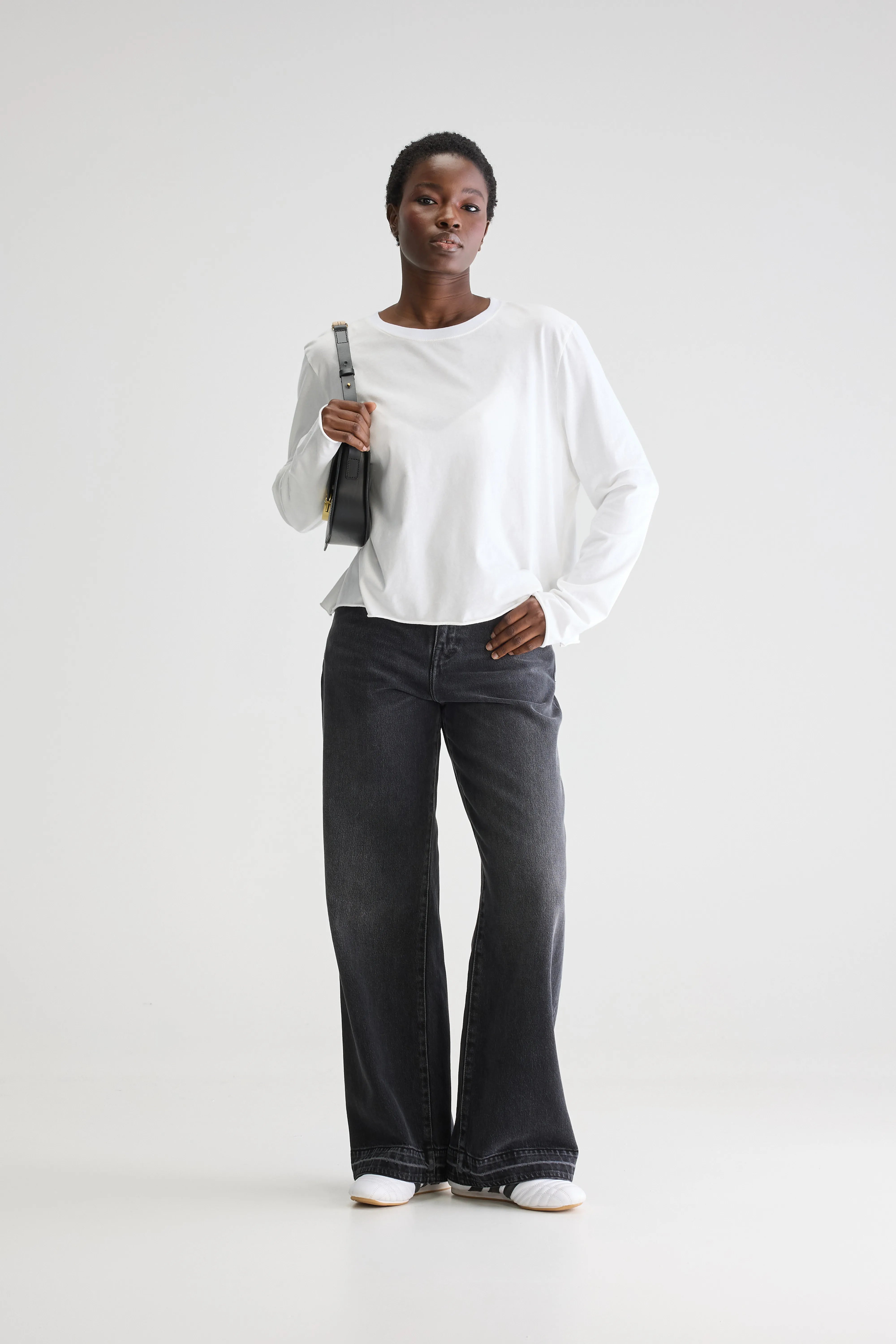 T-shirt À Manches Longues Fercy - White Pour Femme | Bellerose