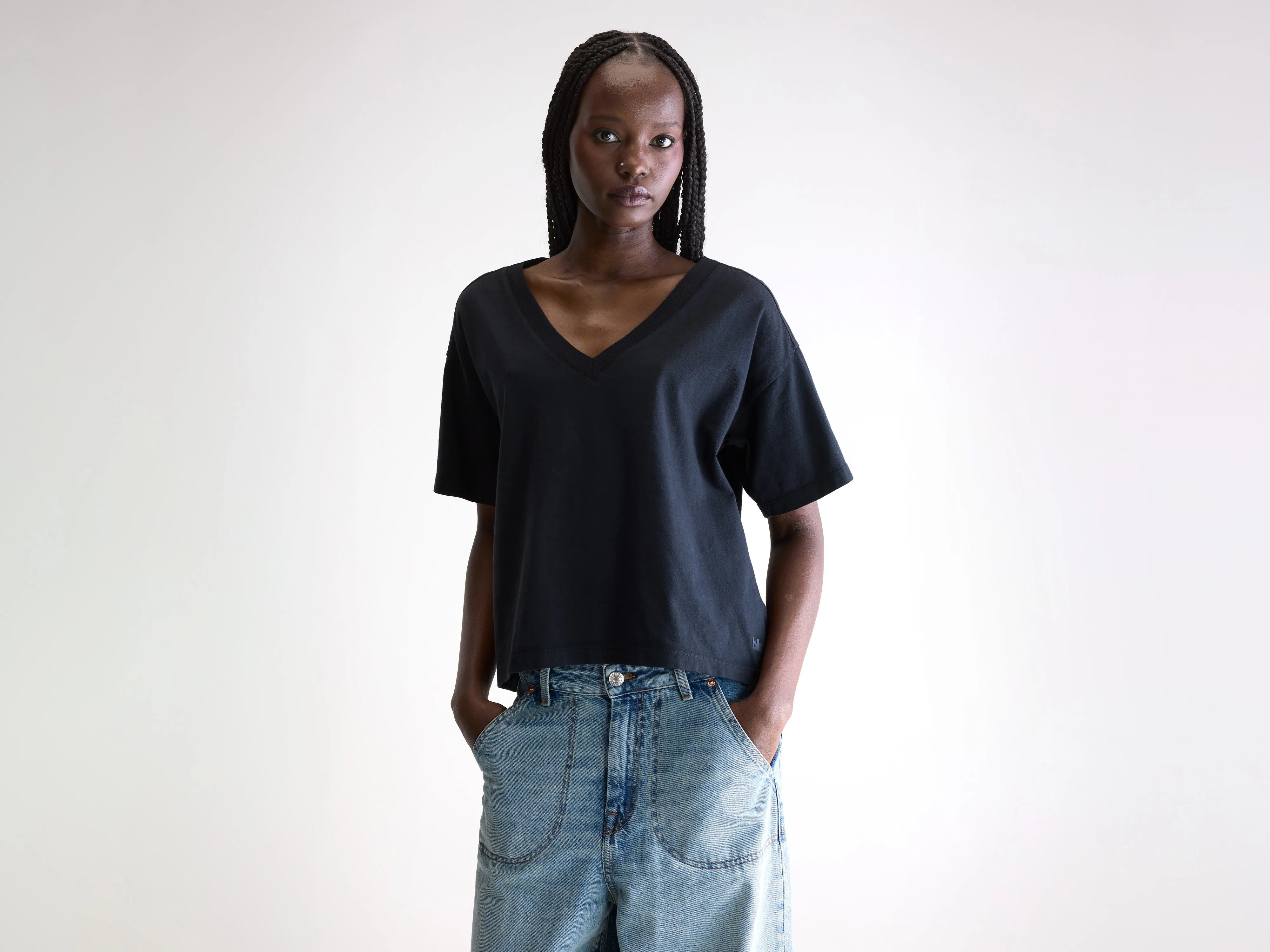 Stormi t-shirt met korte mouwen (251 / W / NAVY)