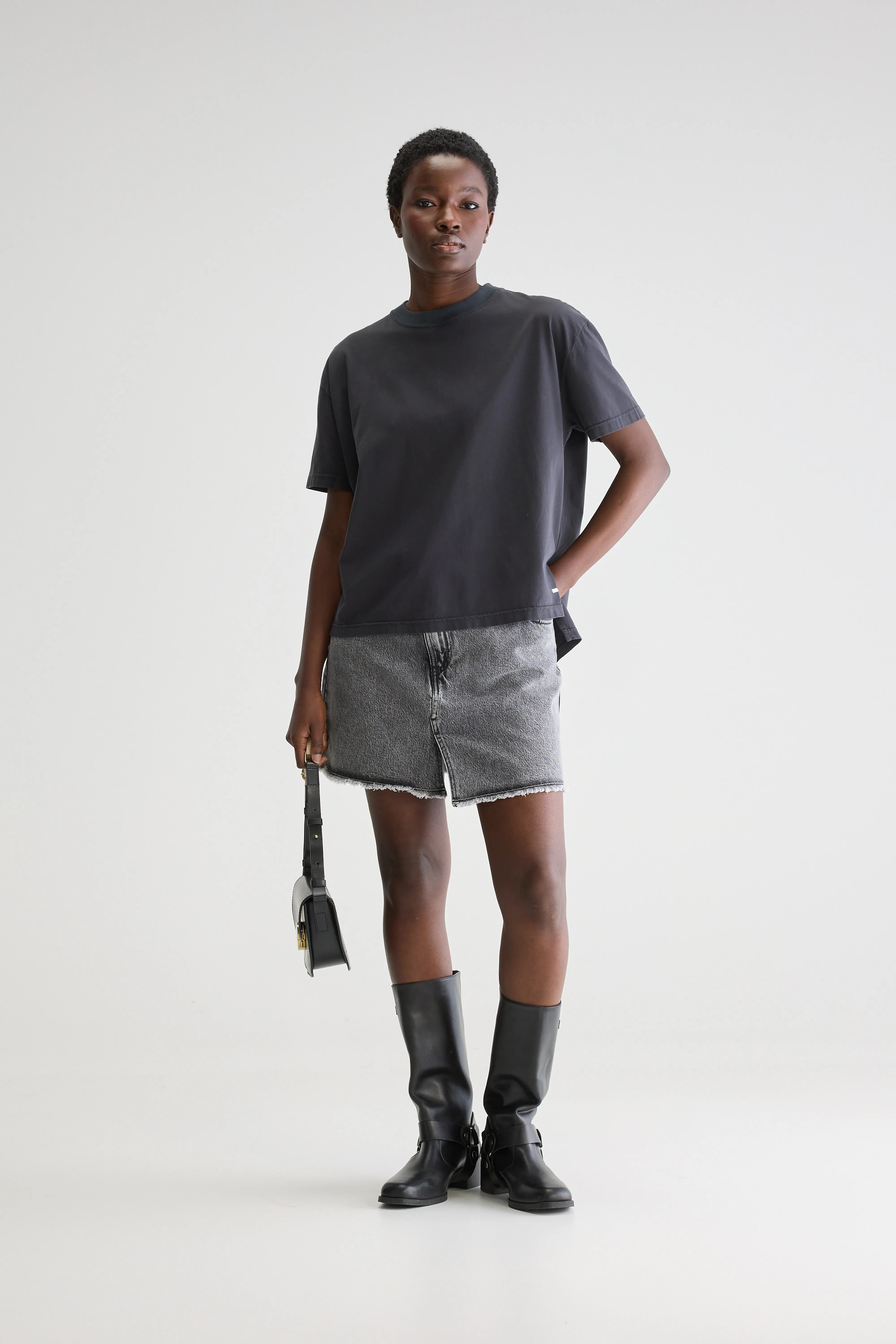 Felio t-shirt met korte mouwen (251 / W / BLACK BEAUTY)