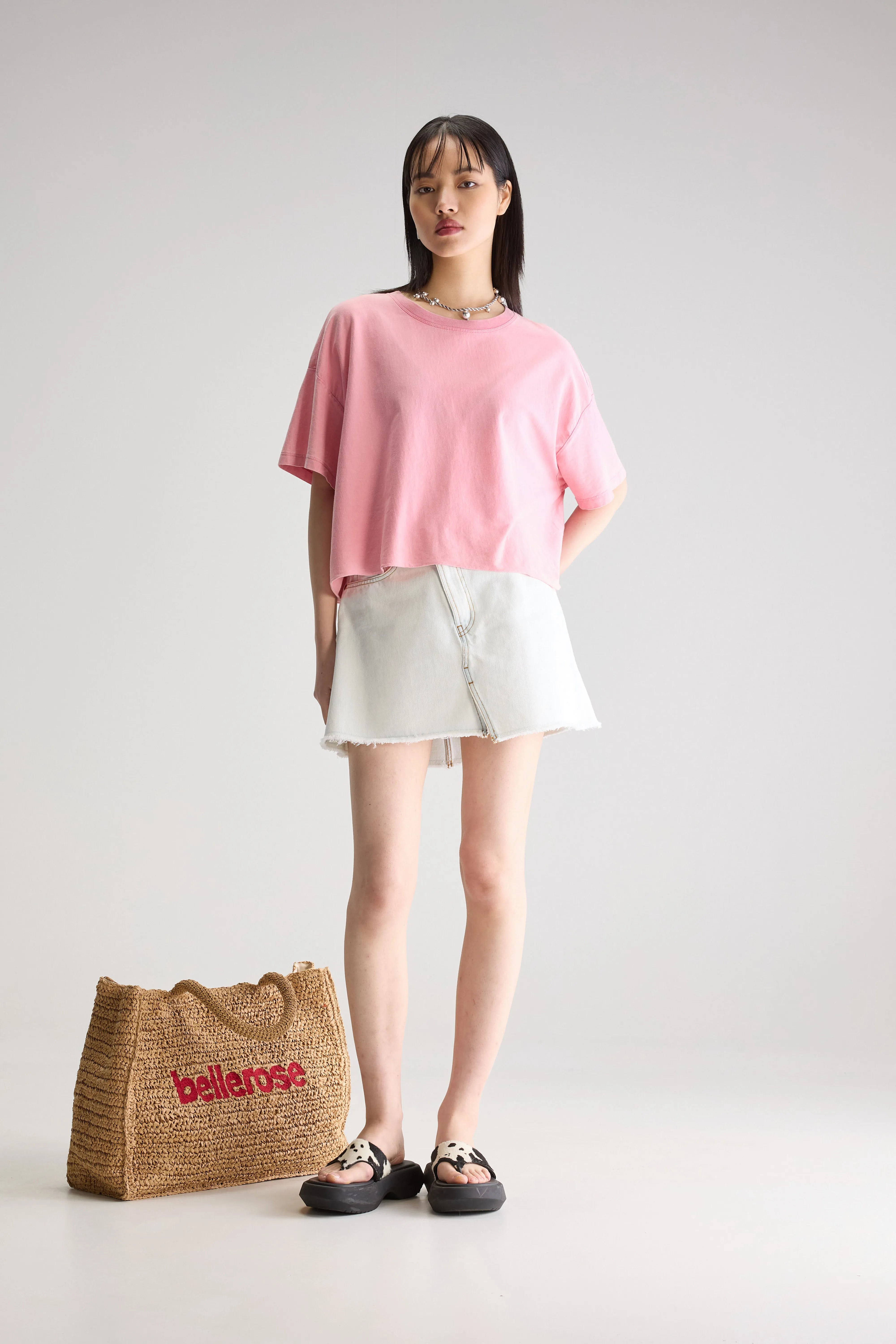 Farpy Cropped T-shirt - Pinklady Voor Dames | Bellerose