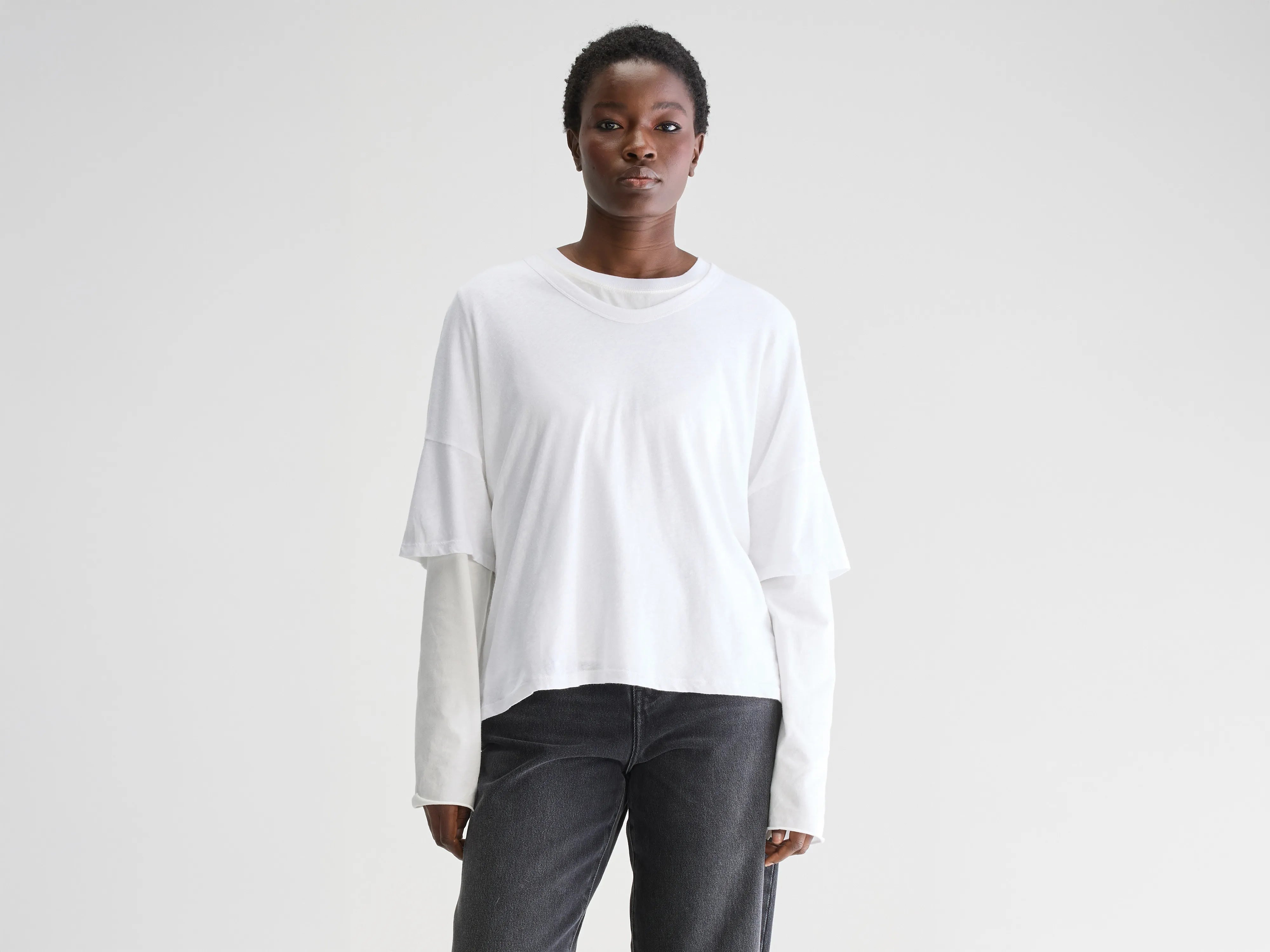 Tシャツ・カットソー Le Typhoon Short Sleeve T-Shirt White Jacquemus Le Marino T-shirt | White | FARFETCH