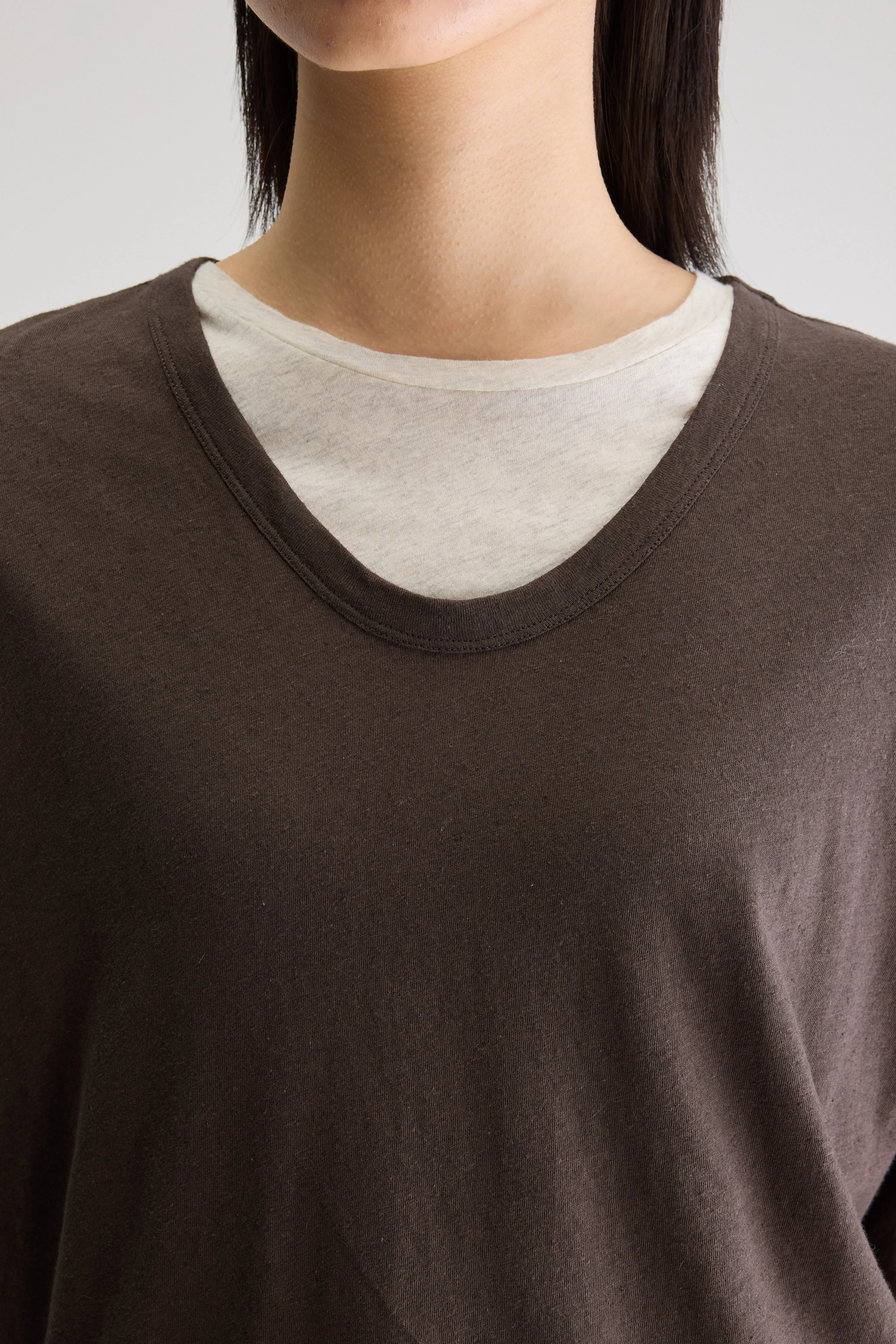 Vurdes Short-sleeve T-shirt - Dark roast For Women | Bellerose