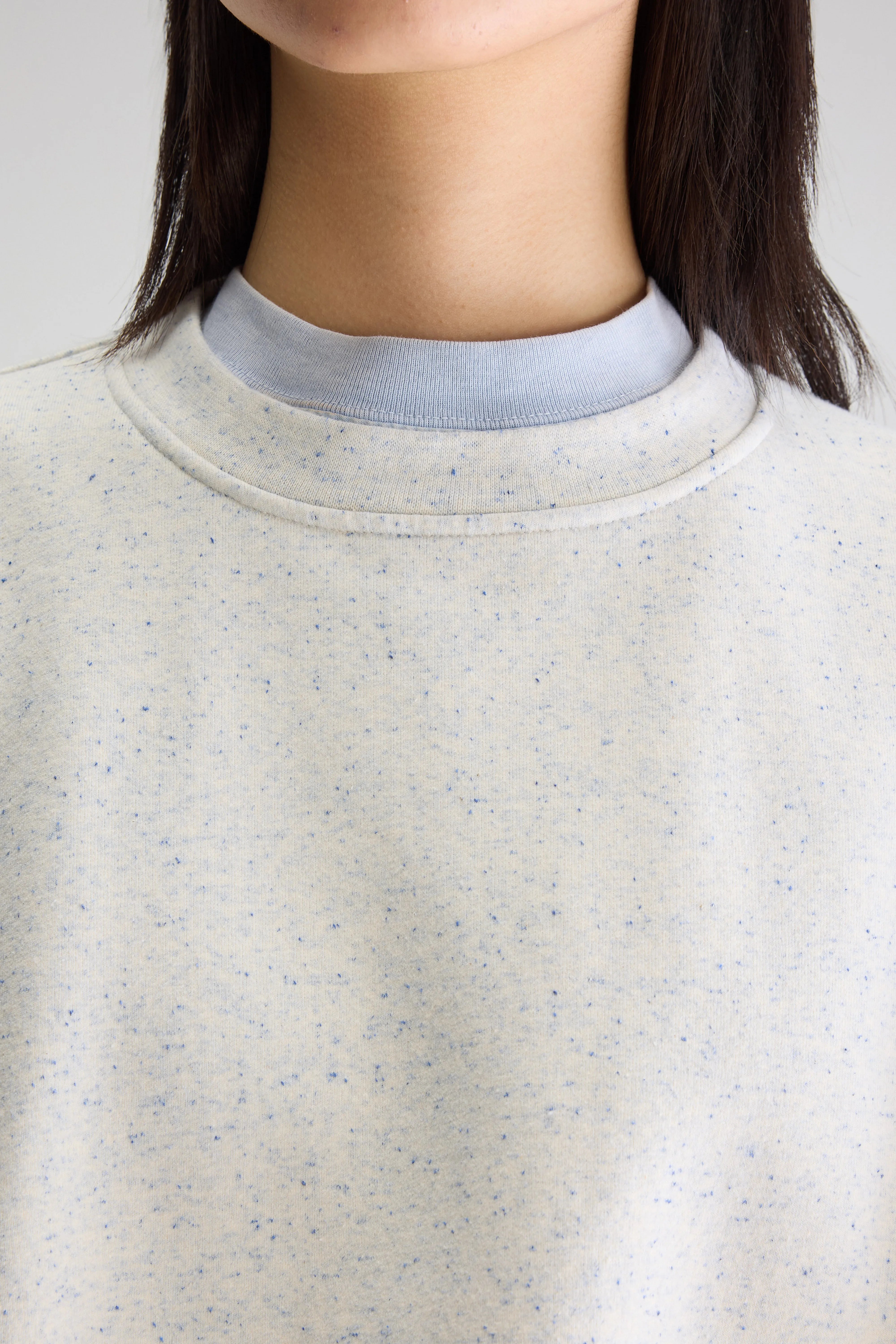 Sweatshirt Col Rond Fancy - Chalk Pour Femme | Bellerose