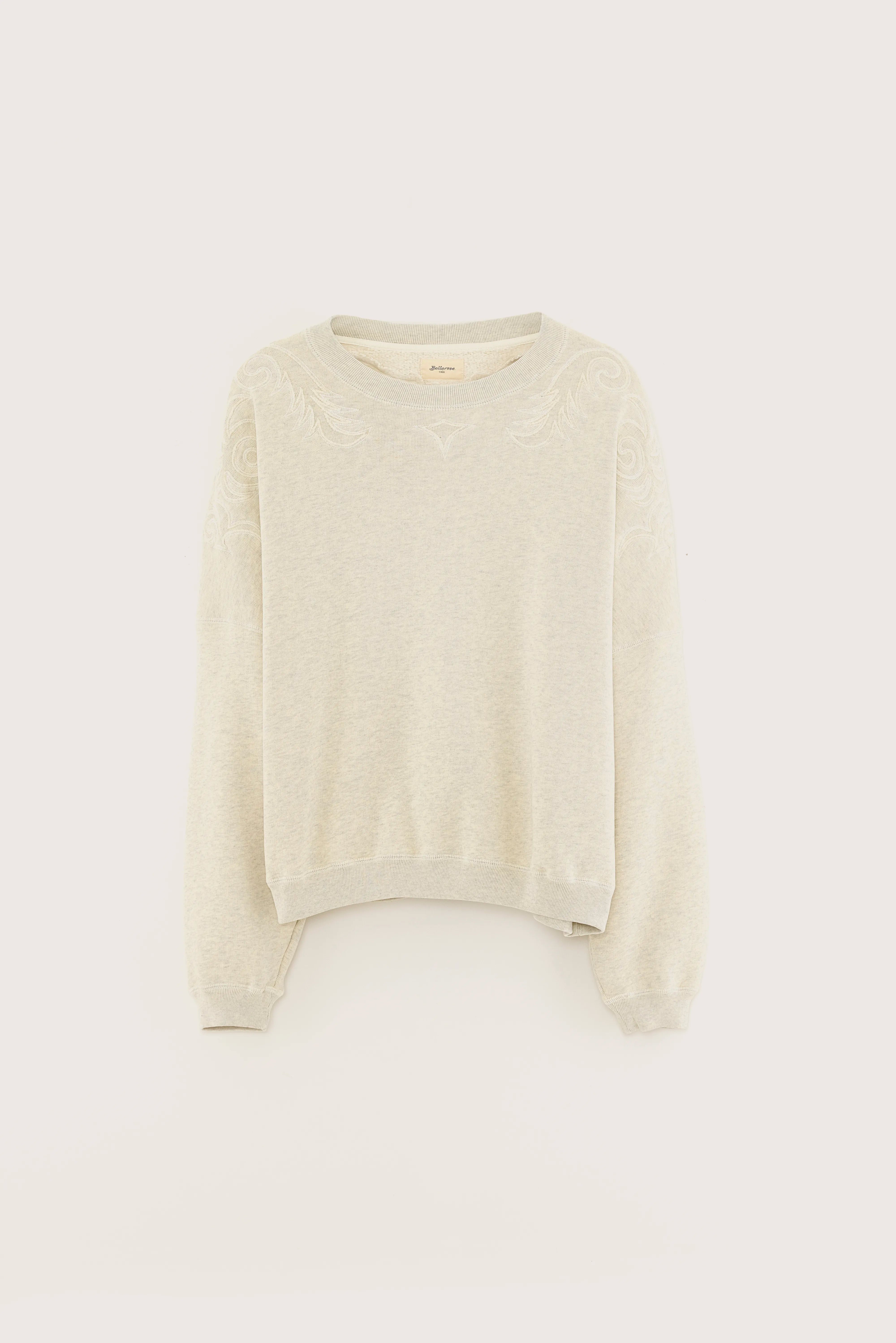 Flipo ronde hals sweatshirt (251 / W / CHALK)