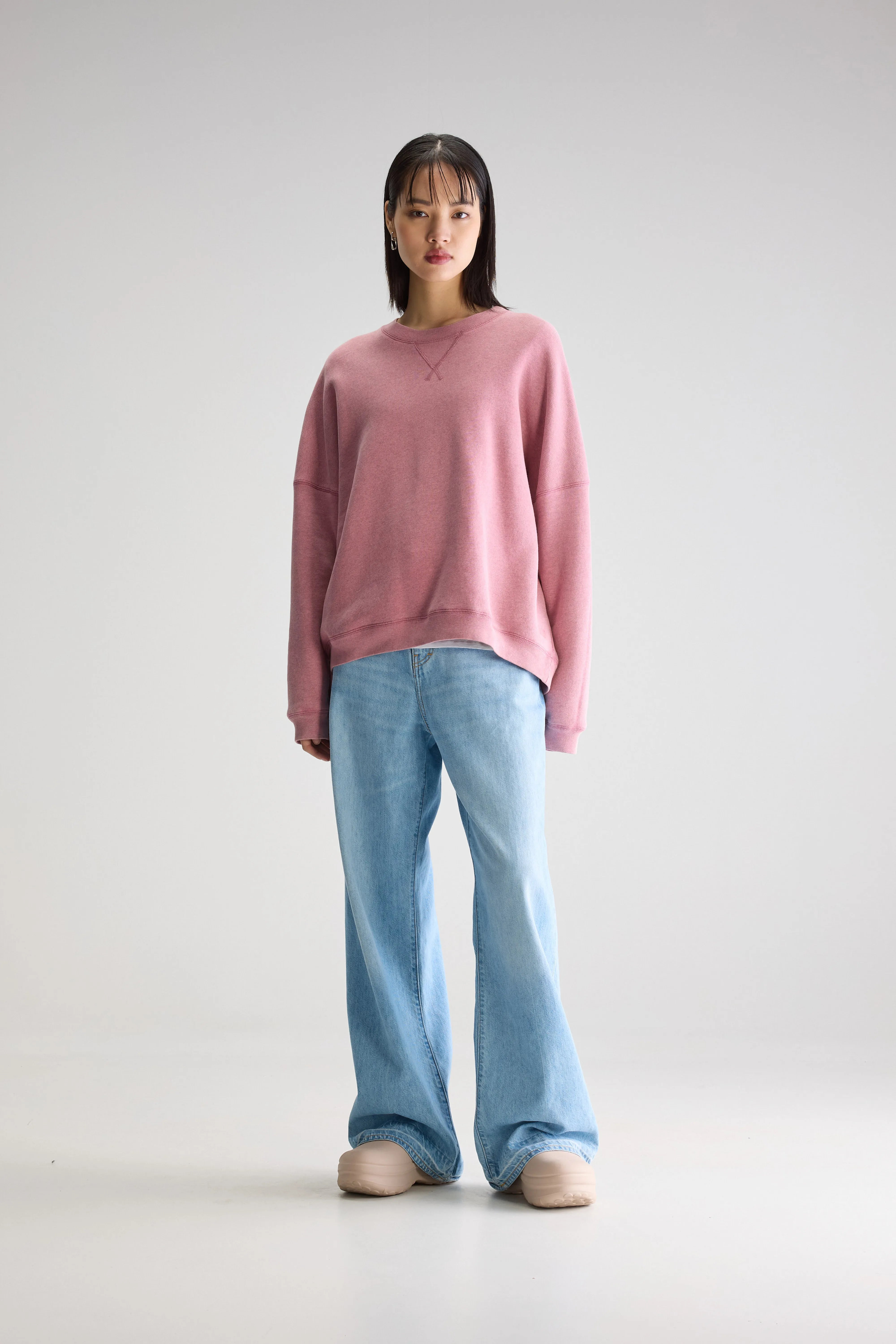 Sweatshirt Col Rond Flipo - Pinklady Pour Femme | Bellerose