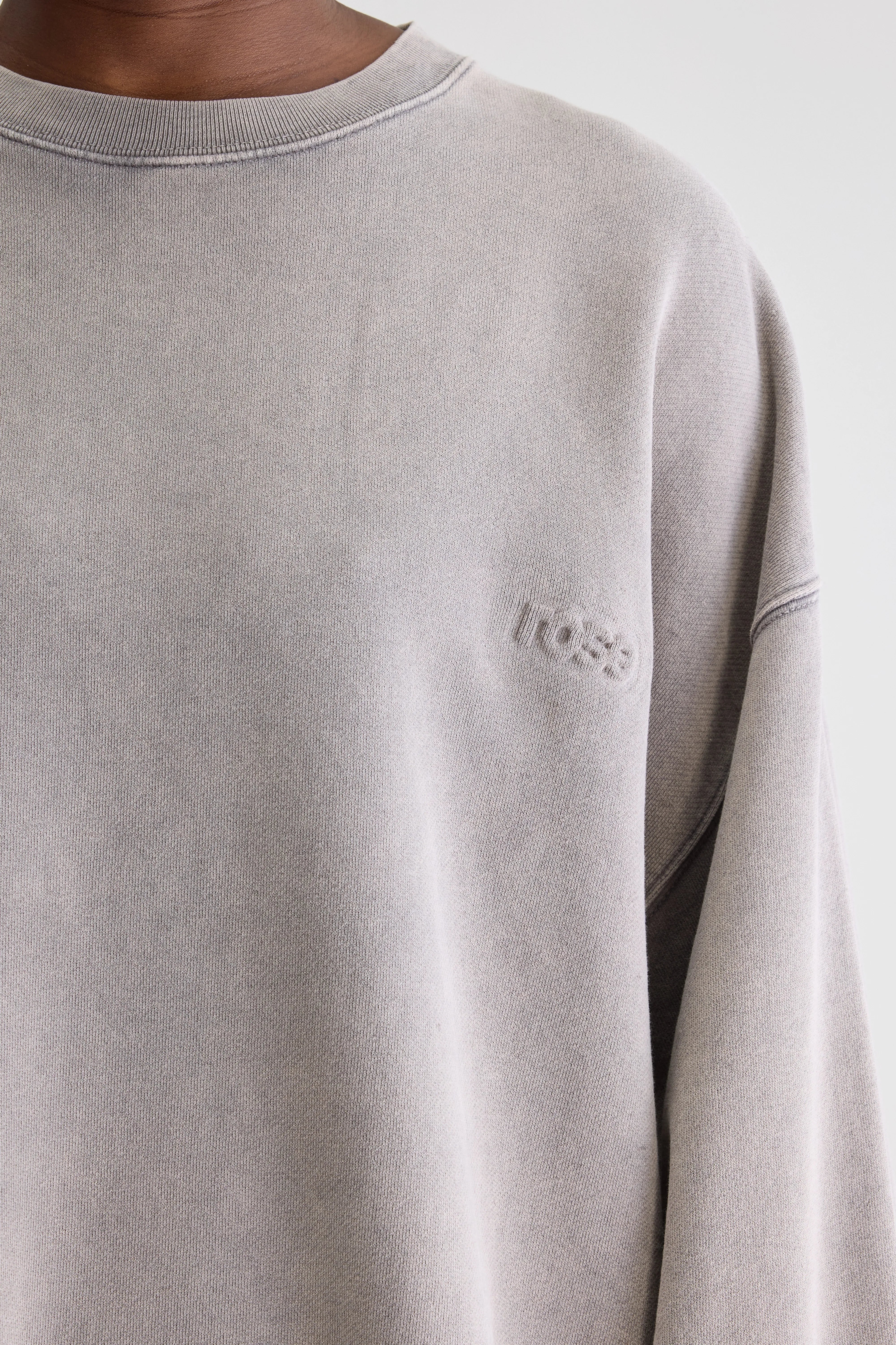 Fave Ronde Hals Sweatshirt - Deep grey Voor Dames | Bellerose