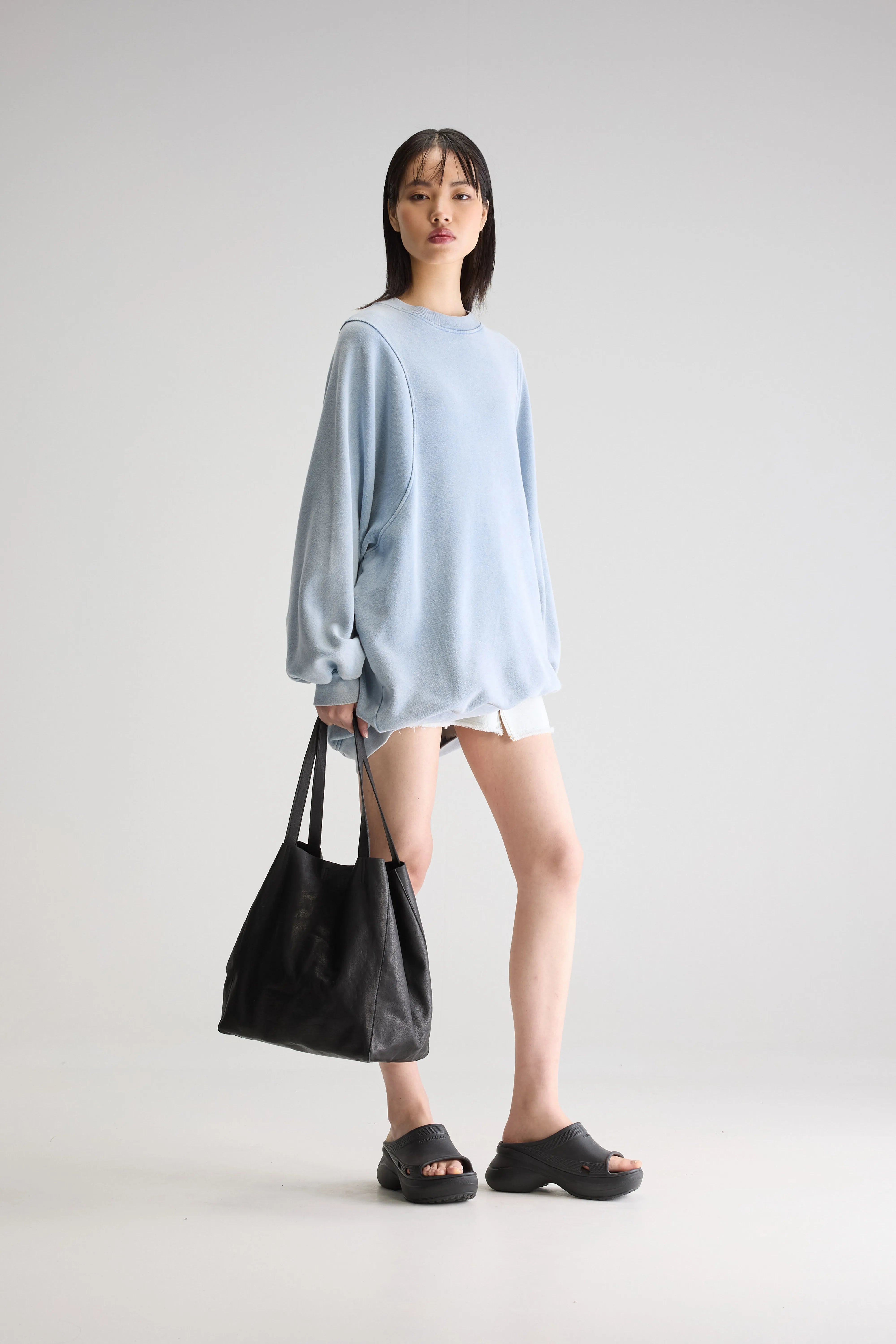 Robe Sweatshirt Filos - Denim Pour Femme | Bellerose