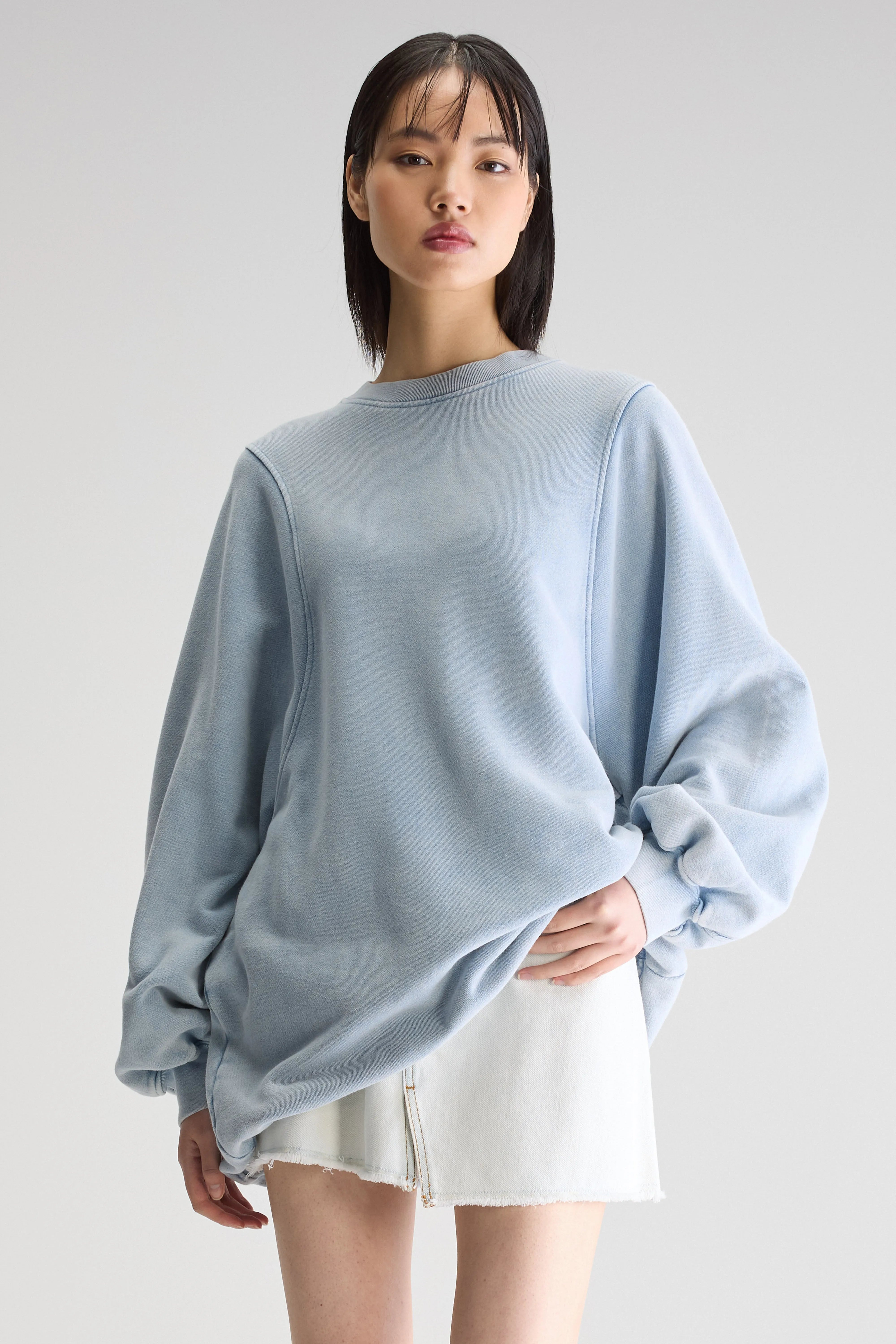 Robe Sweatshirt Filos - Denim Pour Femme | Bellerose