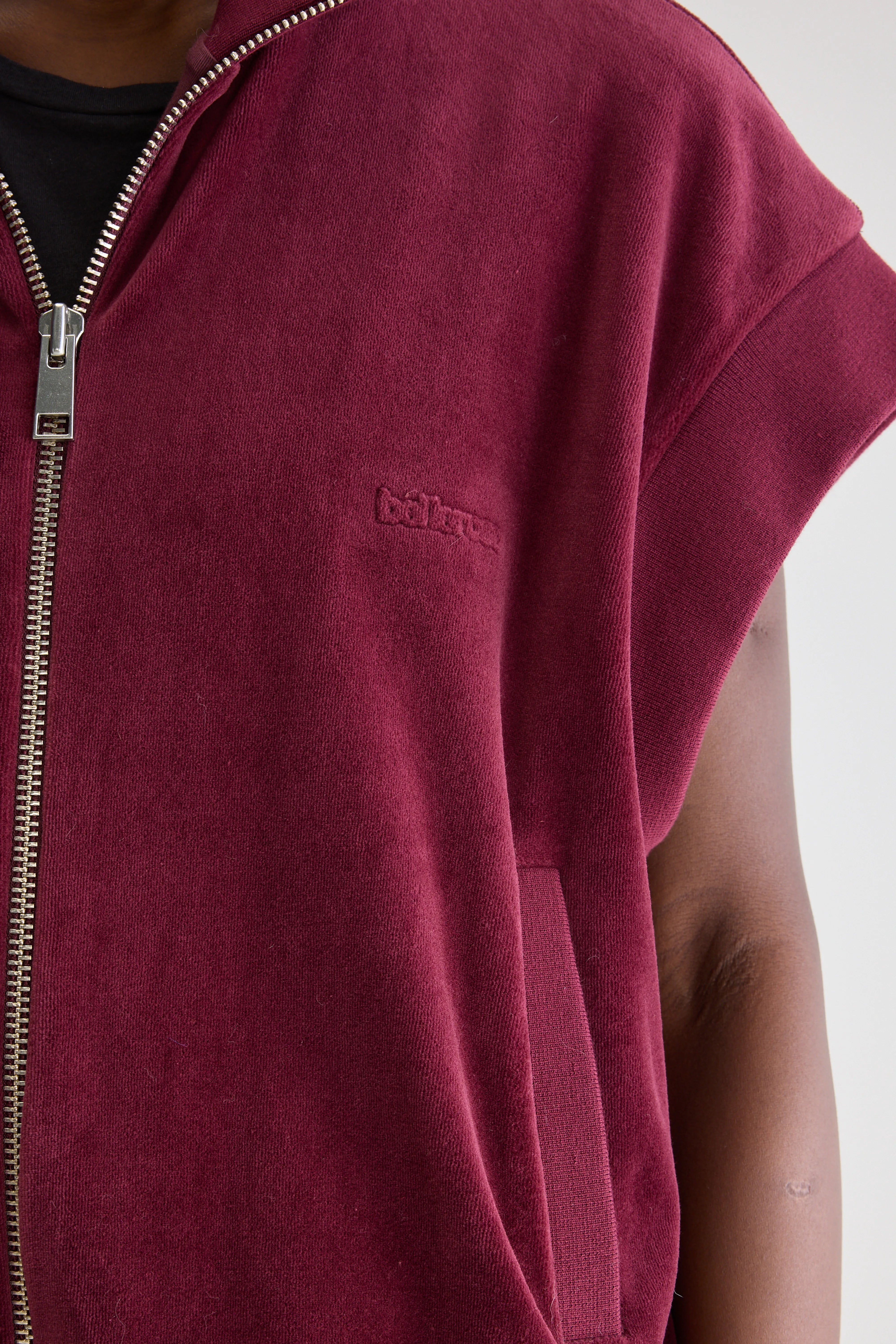 Tallos Sleeveless Sweatshirt - Bordeaux For Women | Bellerose