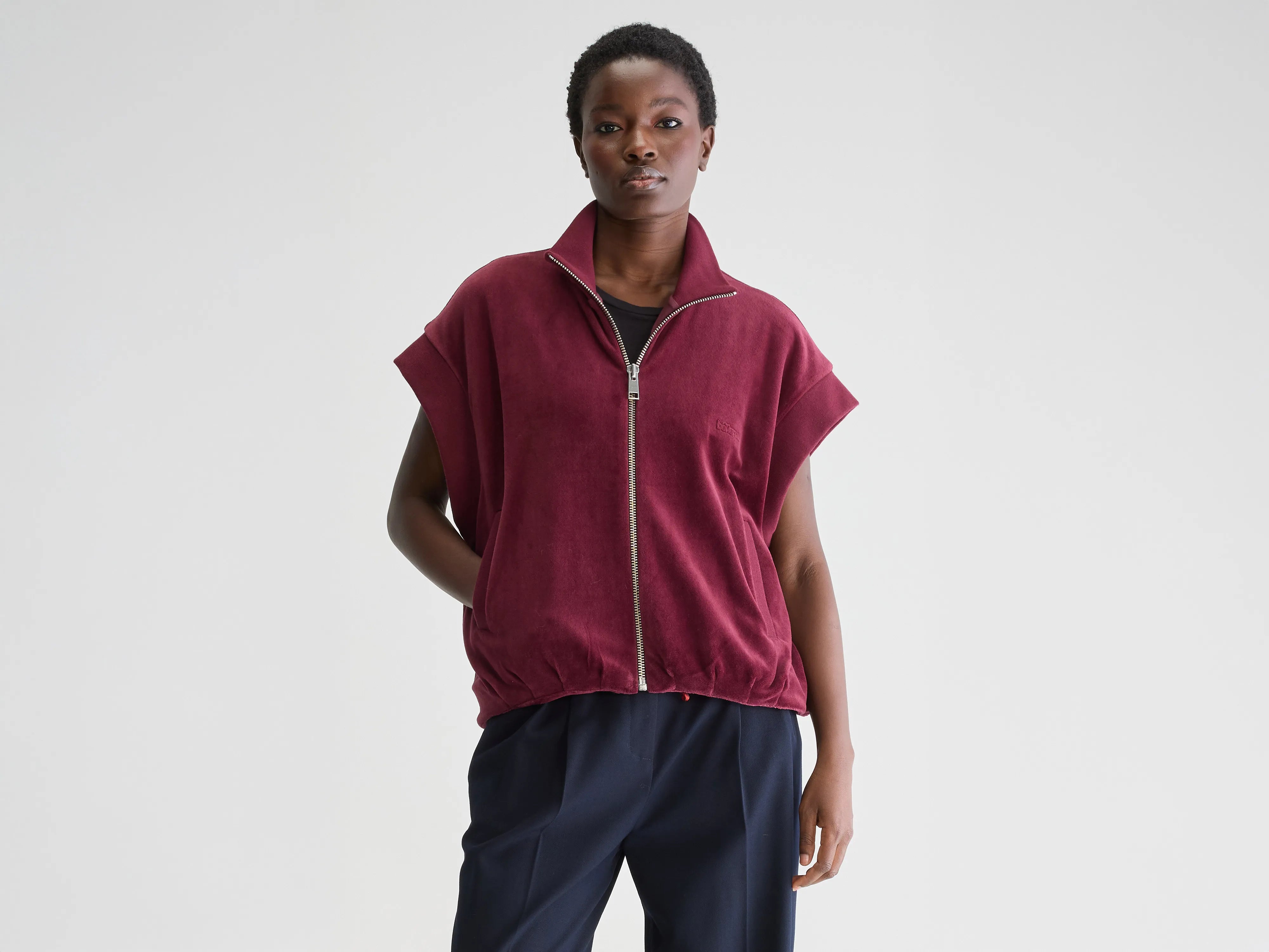 Sweatshirt sans manches Tallos (251 / W / BORDEAUX)