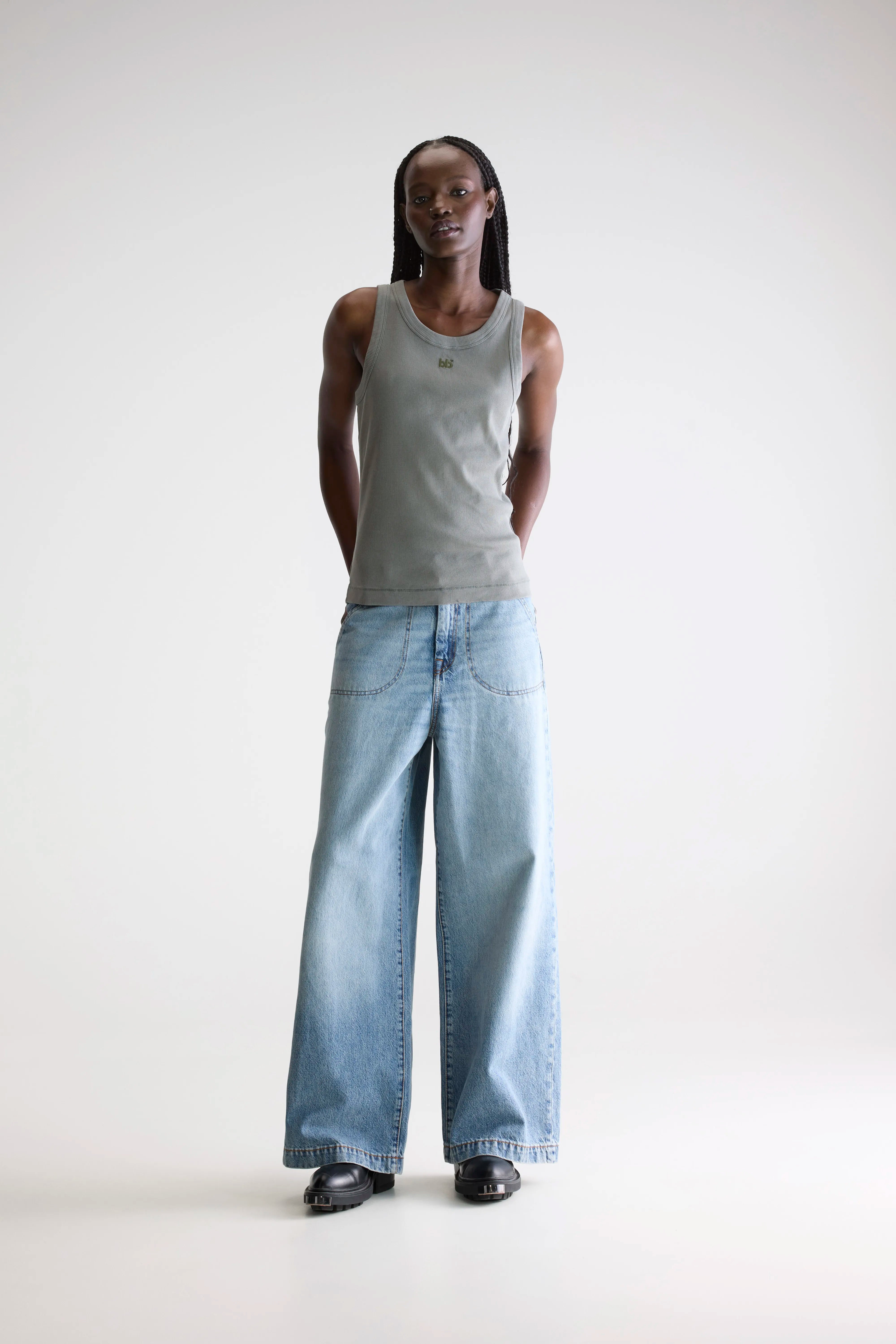 Débardeur slim Valdi (251 / W / DUSTY OLIVE)