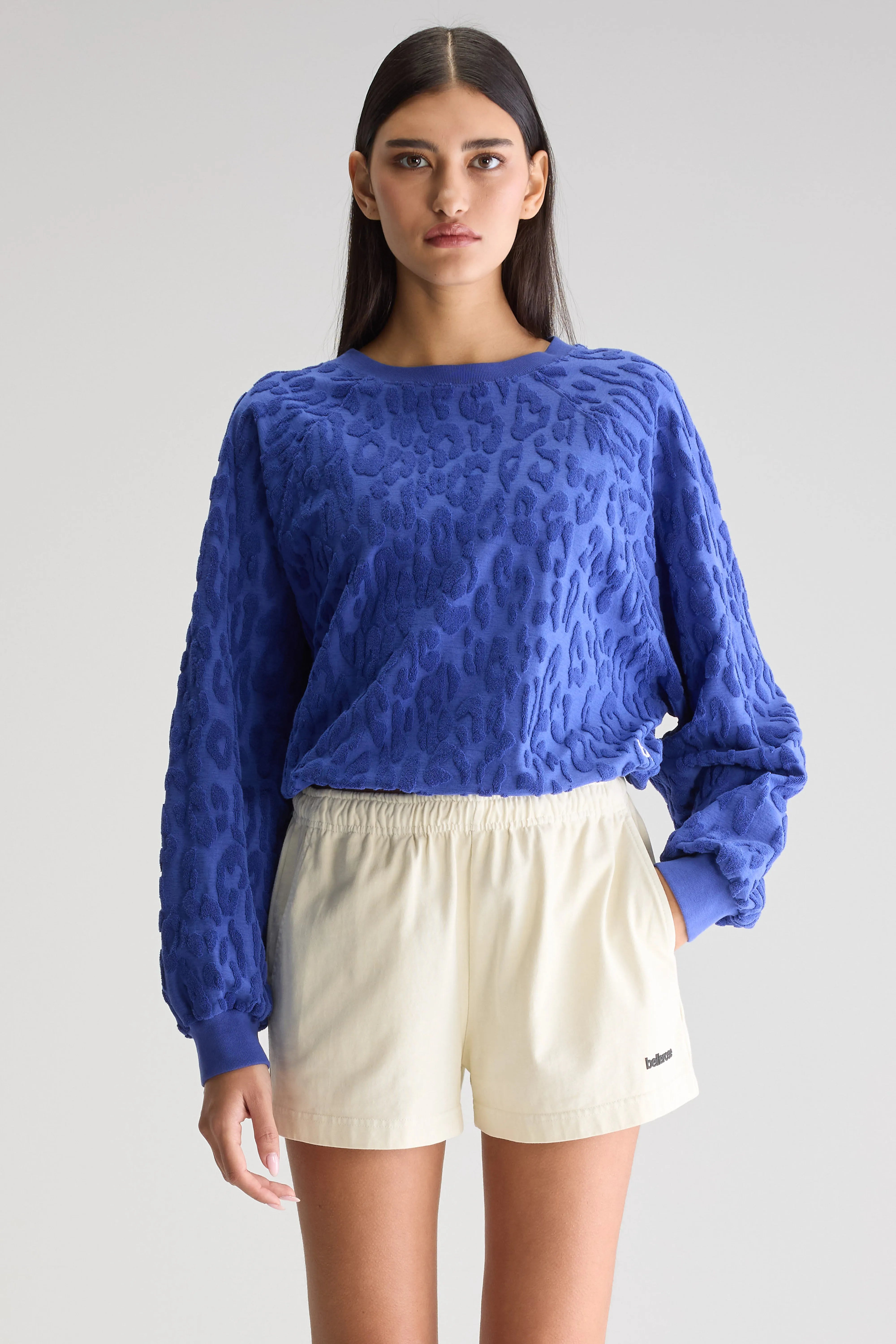 Sweatshirt cropped Vatti (251 / W / BLUEWORKER)