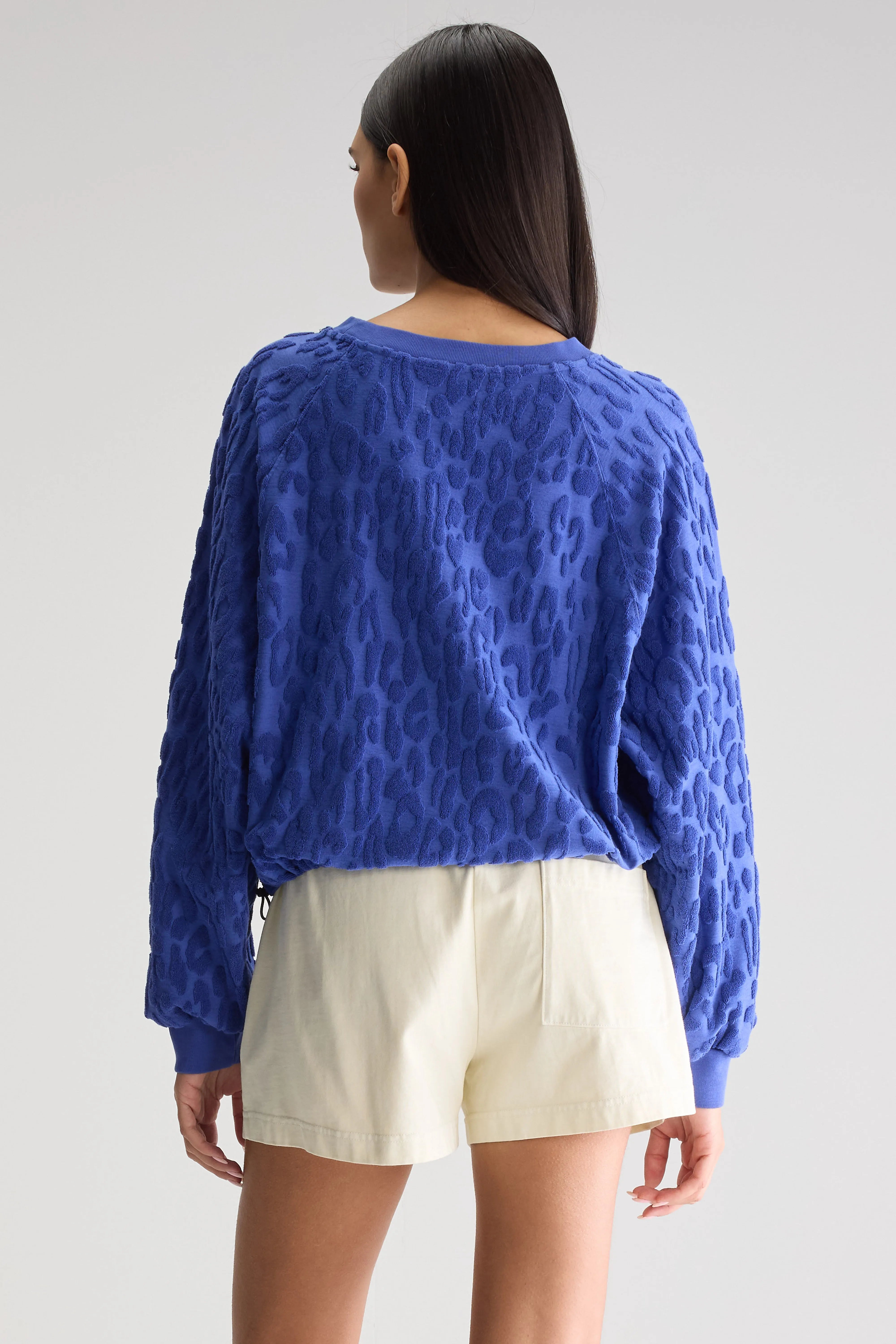 Sweatshirt cropped Vatti (251 / W / BLUEWORKER)