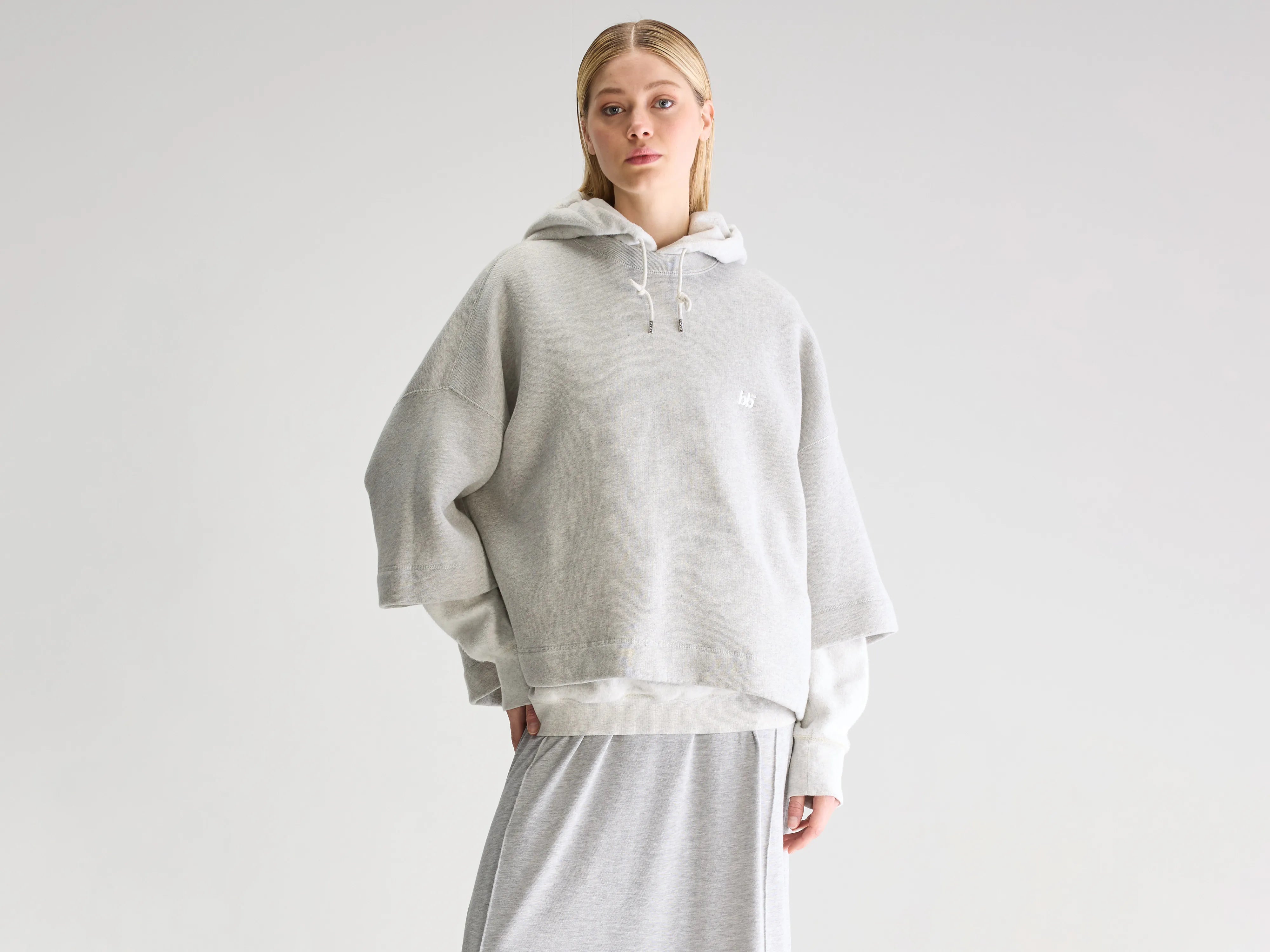 Farlol sweatshirt met korte mouwen (251 / W / H. GREY)