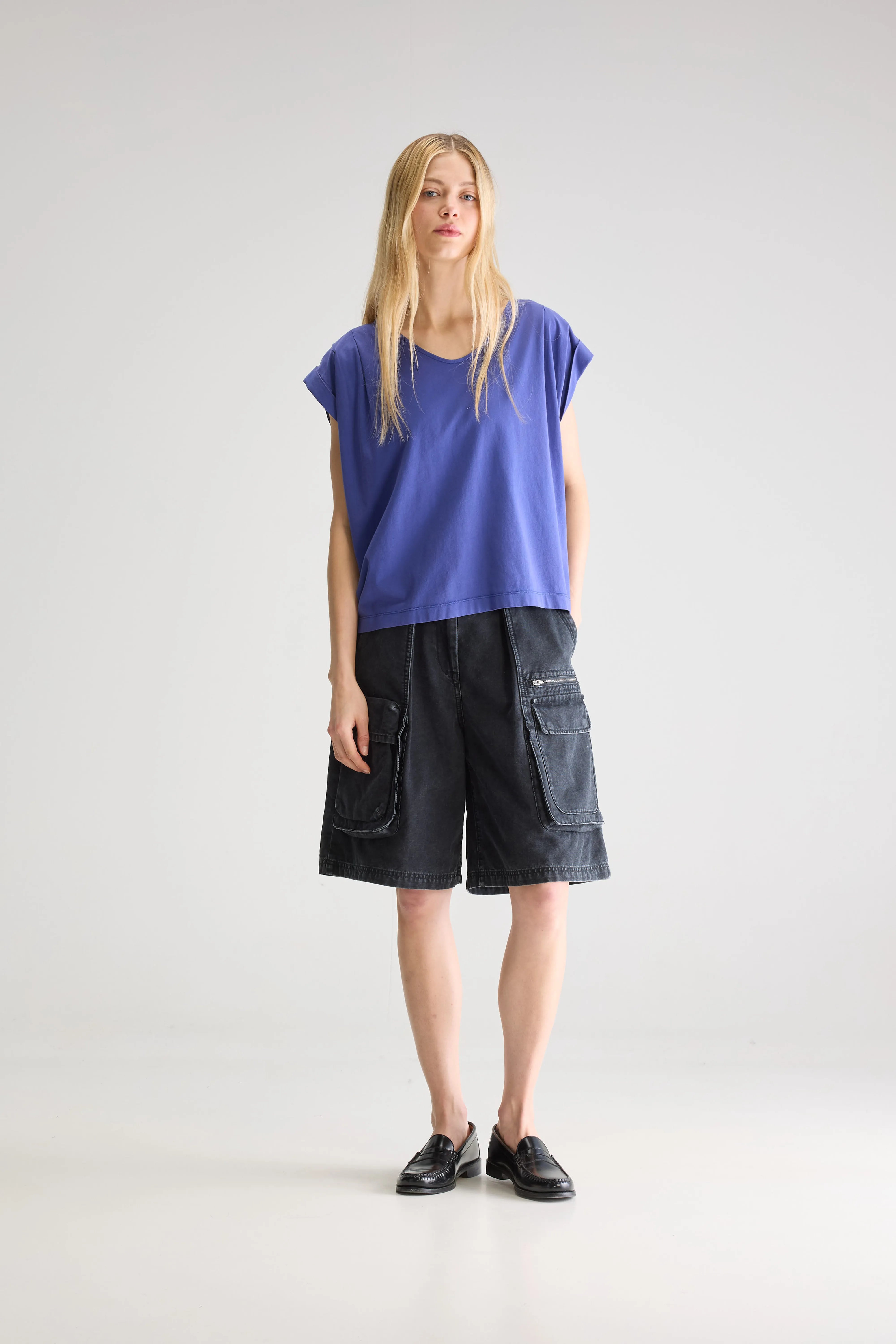 Varel V-neck T-shirt - Blueworker For Women | Bellerose