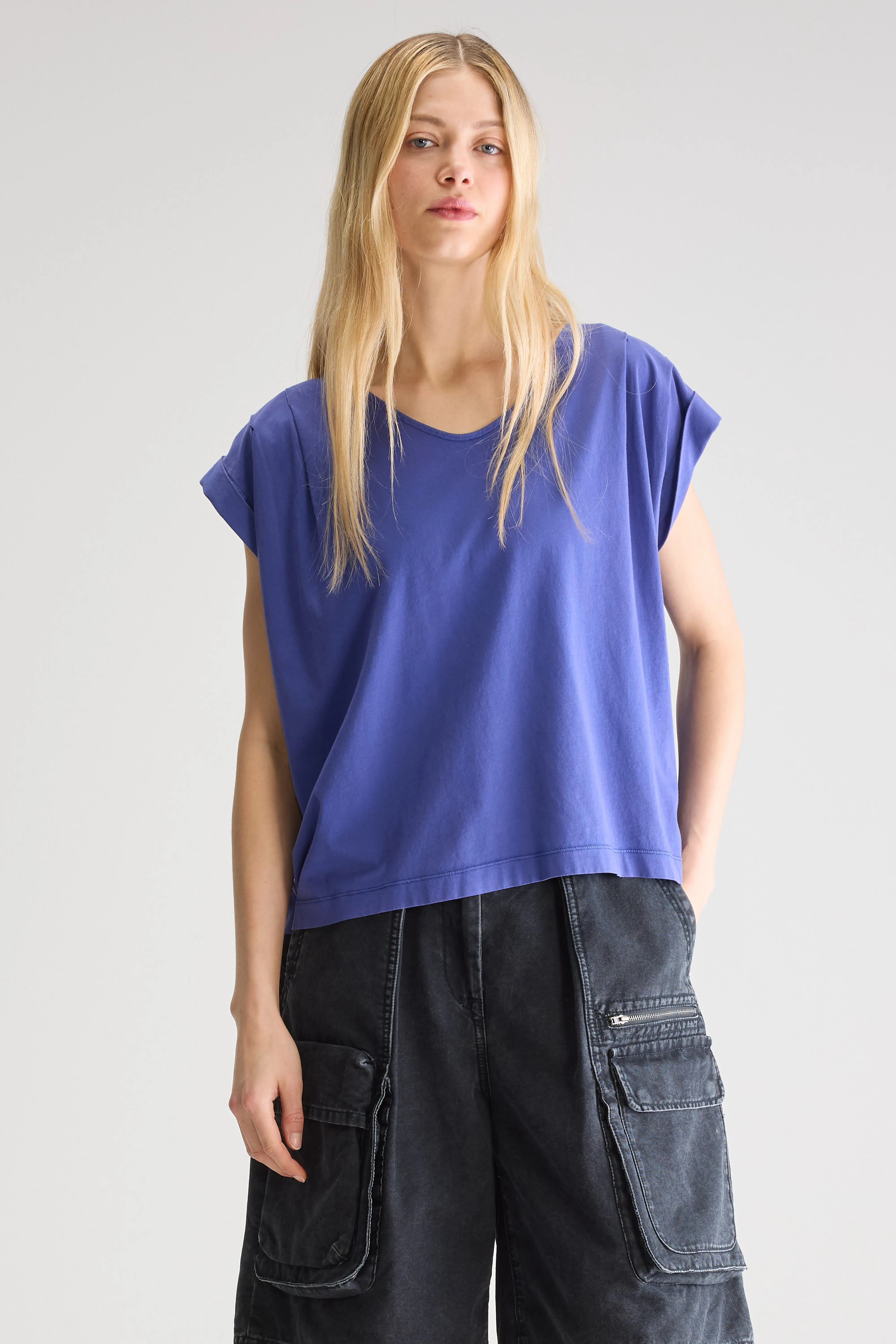 Varel V-neck T-shirt - Blueworker For Women | Bellerose