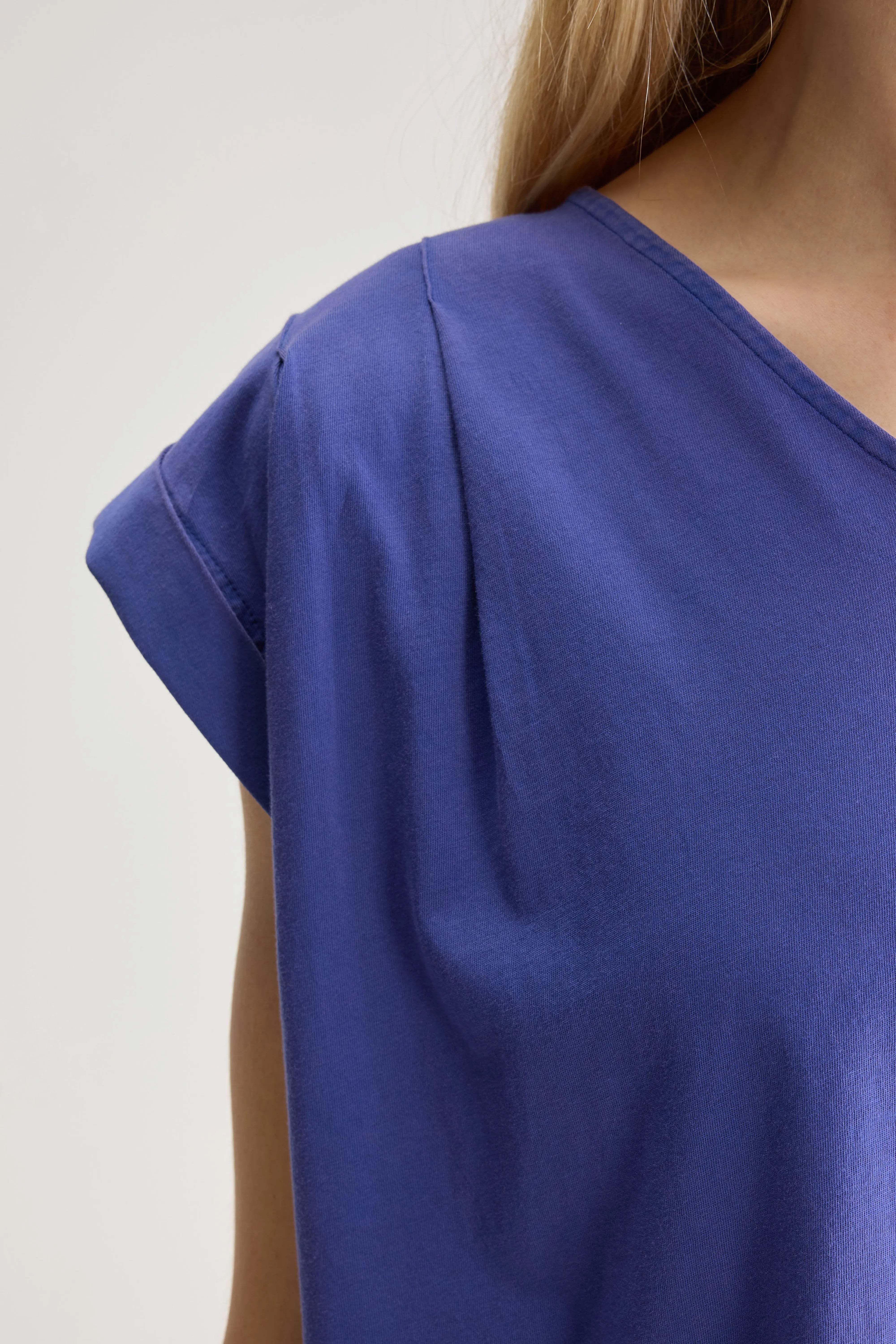 Varel t-shirt met V-hals (251 / W / BLUEWORKER)