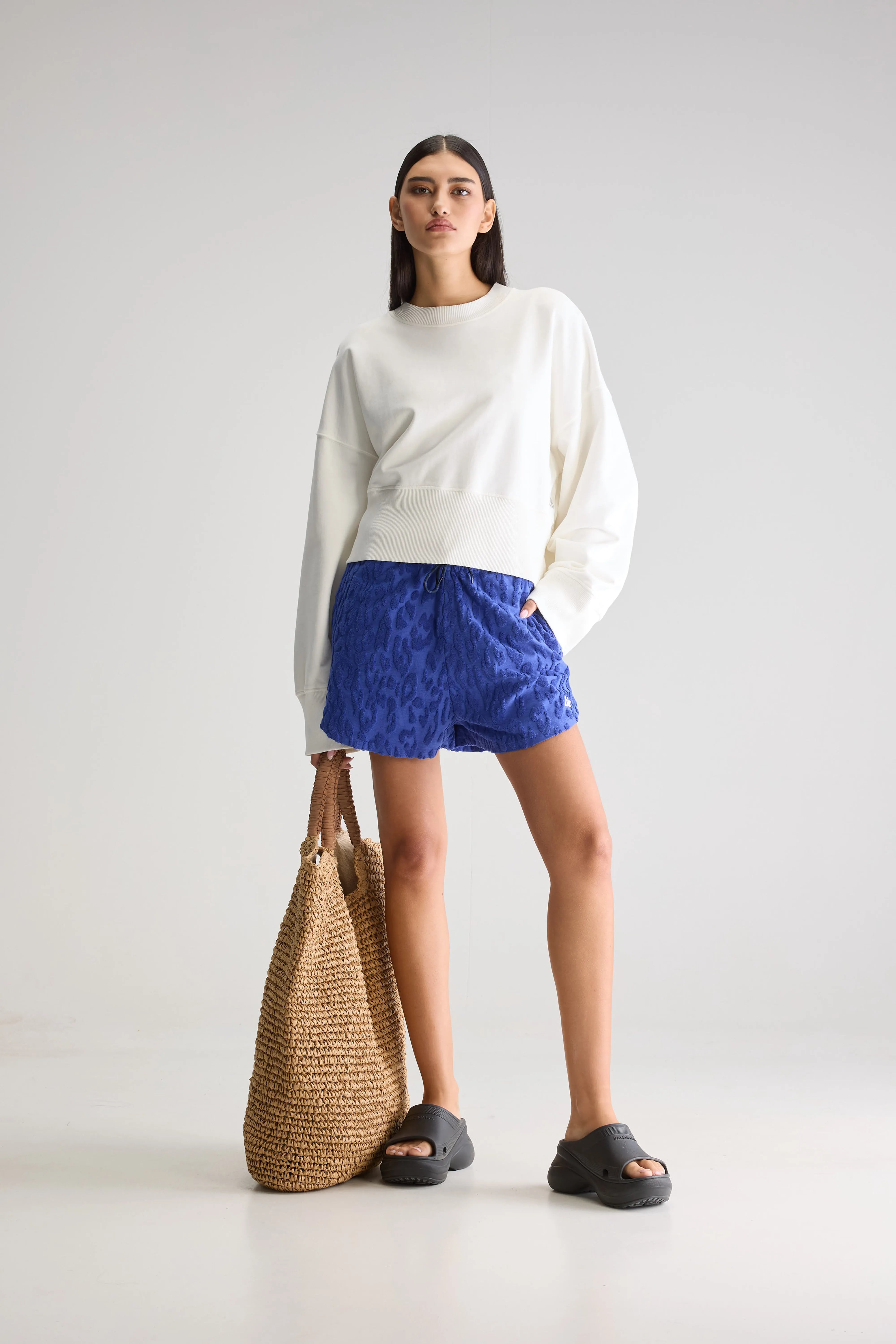 Val relaxed sweat shorts (251 / W / BLUEWORKER)