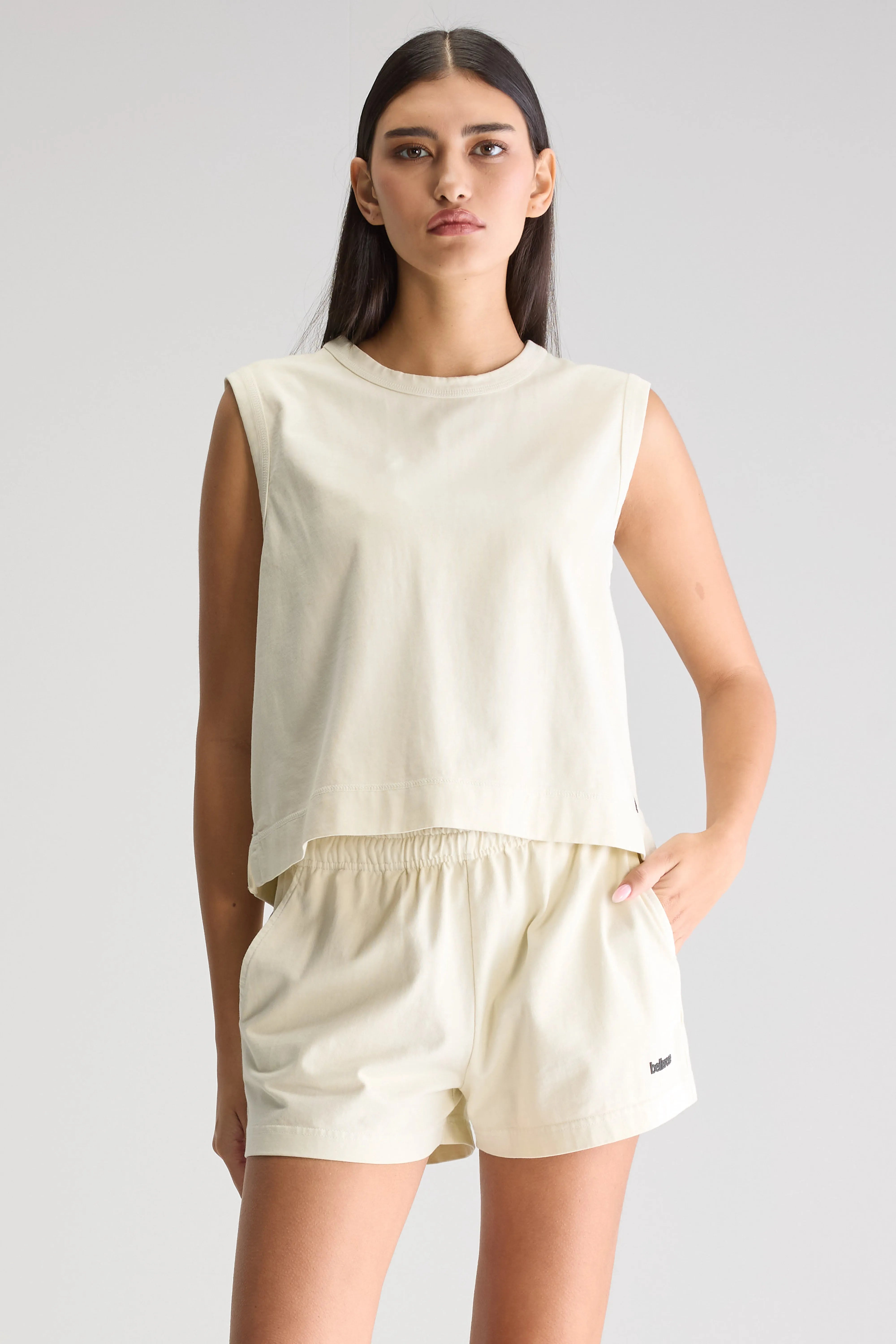 Cuare Regular Tank Top - Seafoam For Women | Bellerose