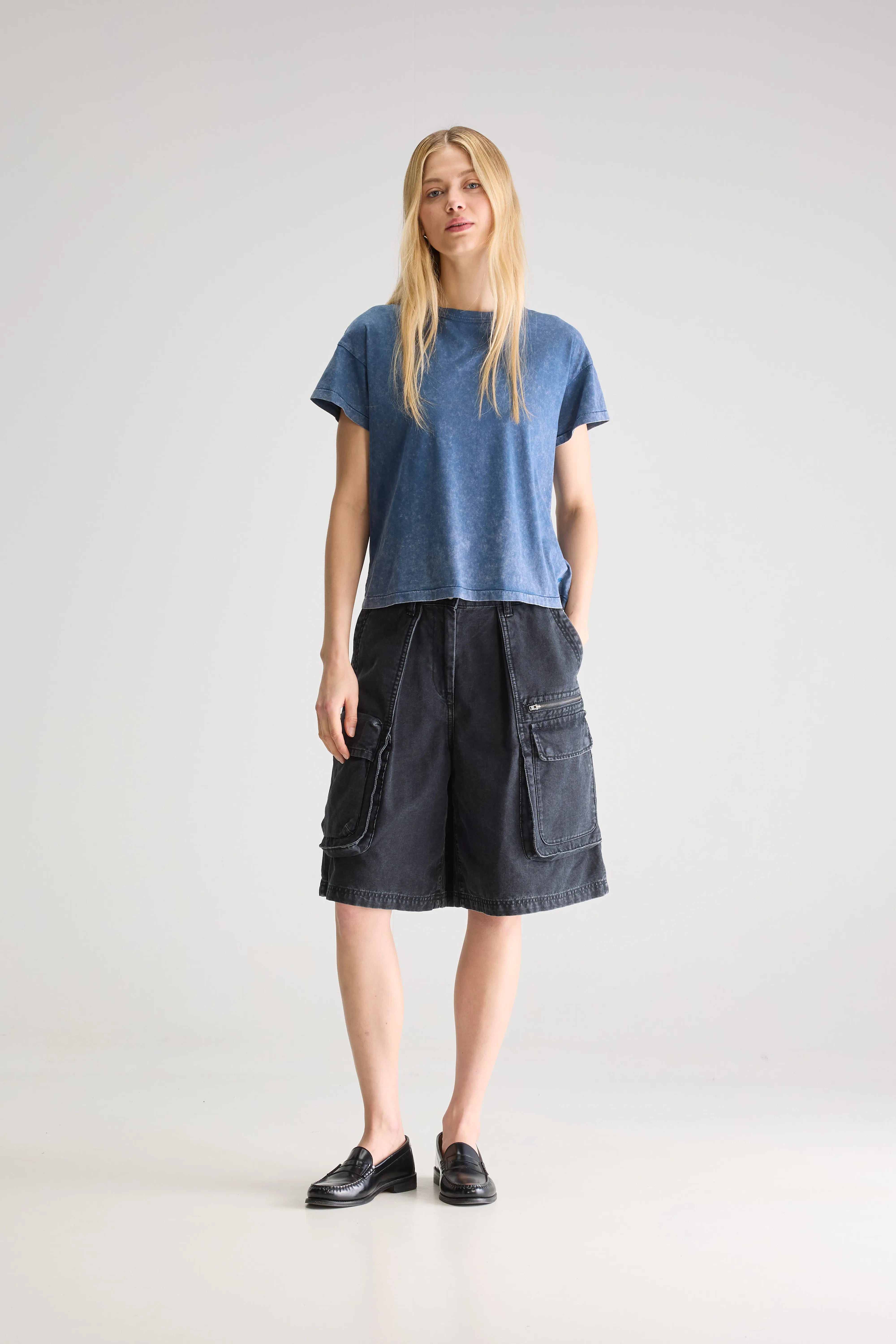 Foqui short-sleeve t-shirt (251 / W / BLUE JEANS)