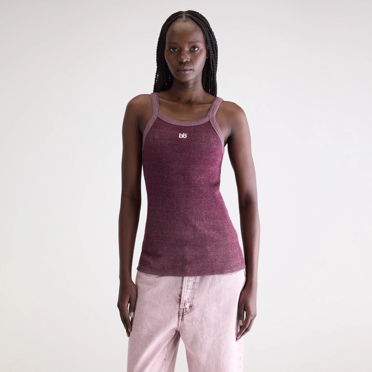 トップス Bibiy ROSETTE TANK TOP トップス Bibiy ROSETTE TANK TOP