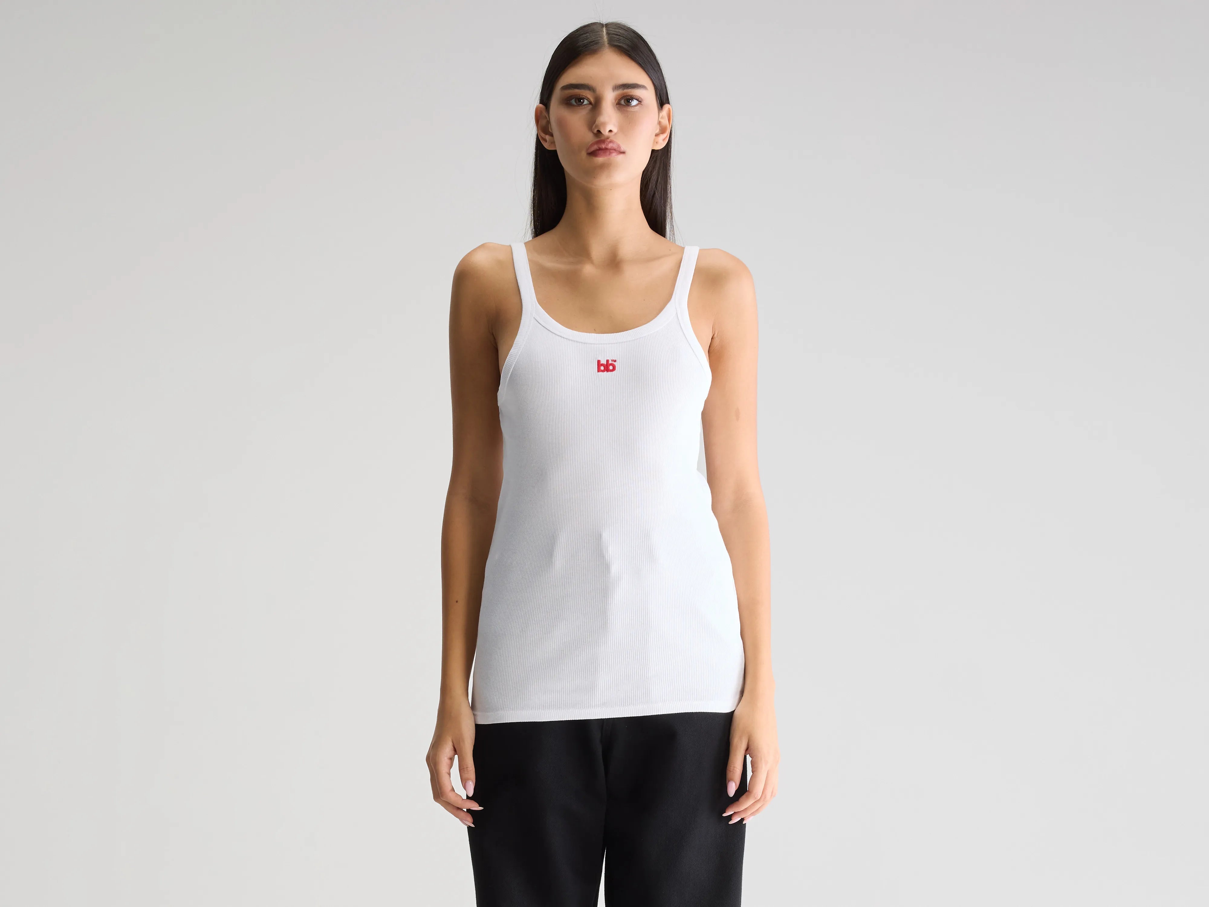 Celey slim tank top (251 / W / WHITE)