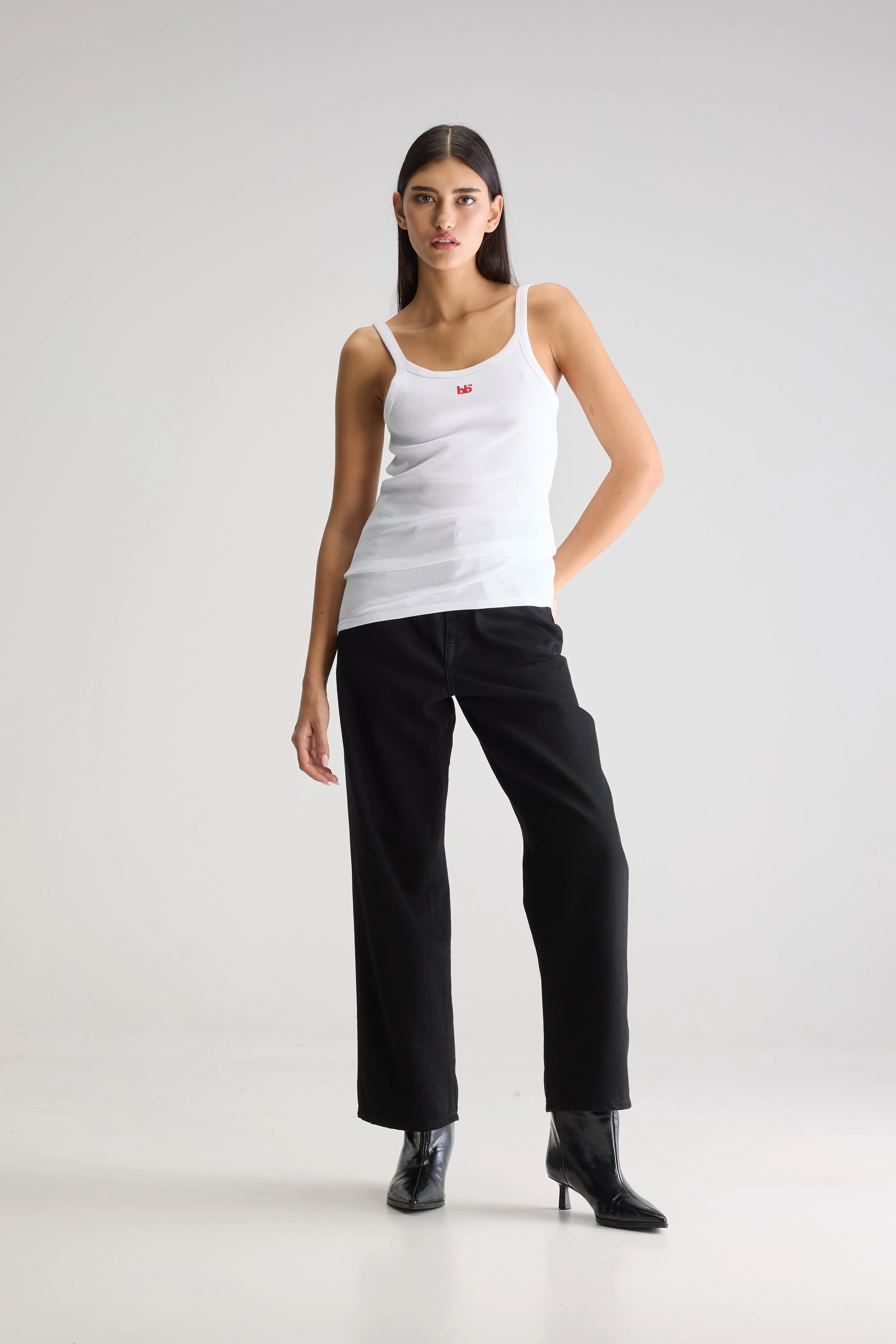 Celey slim tank top (251 / W / WHITE)