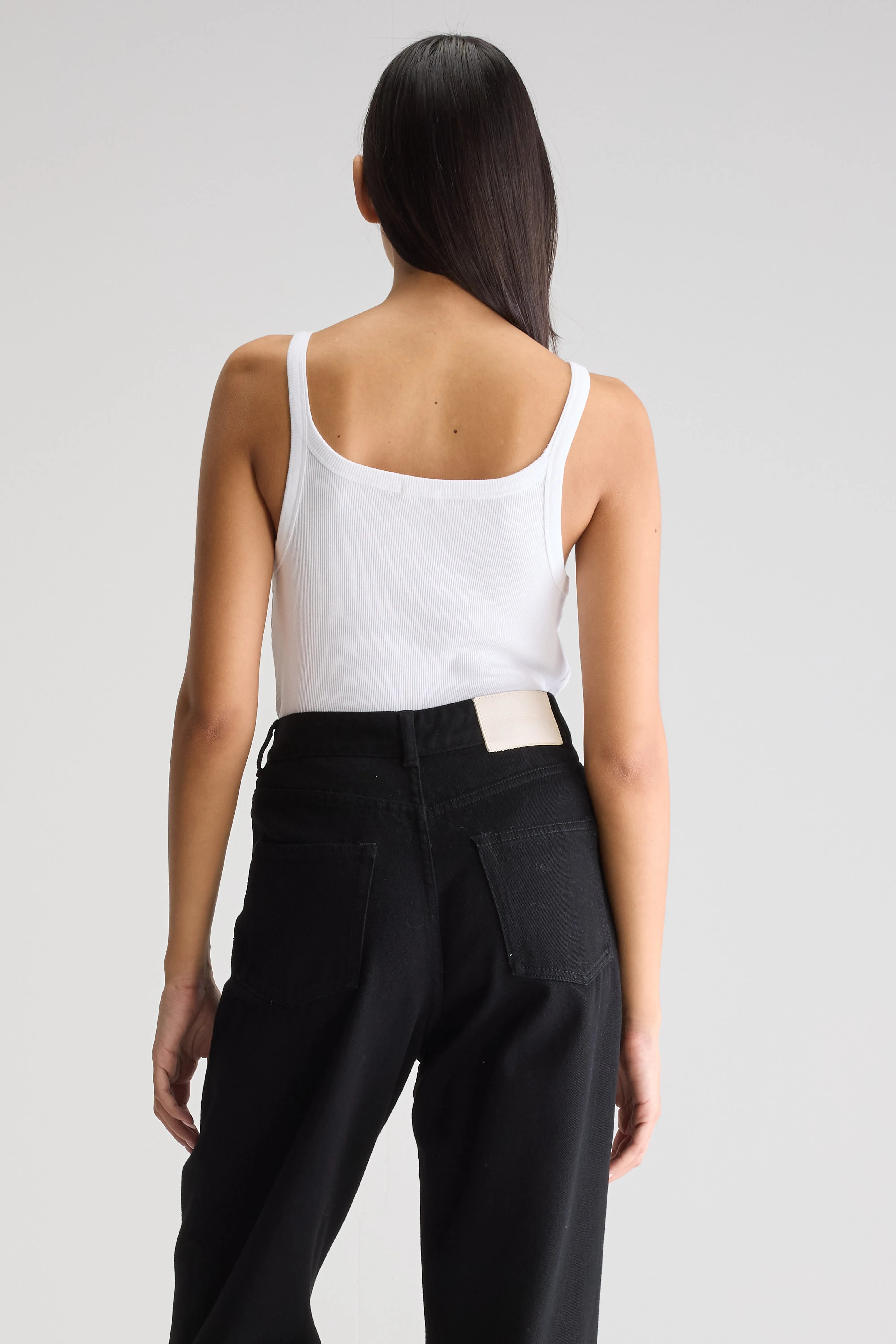 Celey Slim Tank Top - White For Women | Bellerose