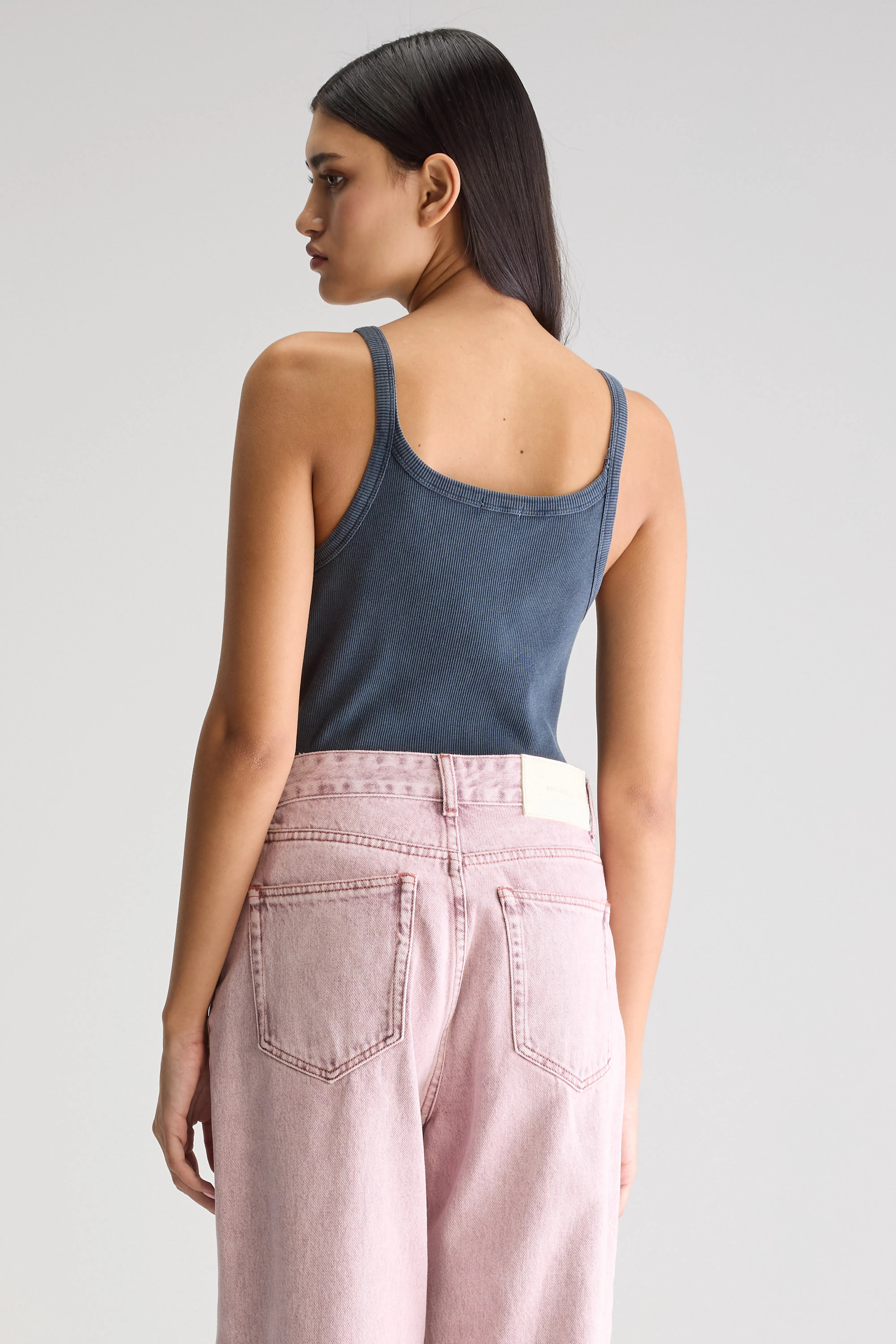 Celey Slim Tank Top - Navy For Women | Bellerose