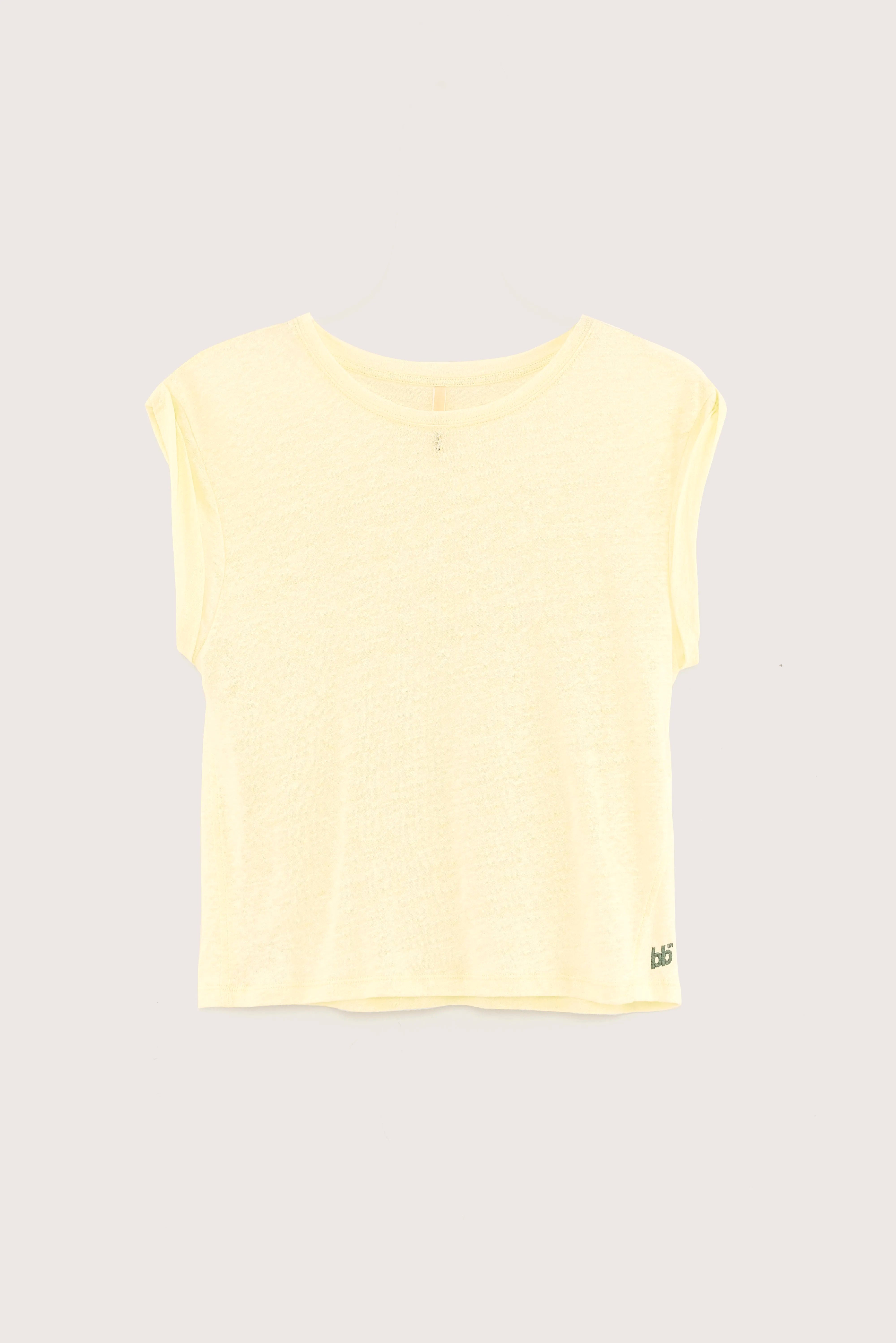 Vlyn t-shirt met ronde hals (251 / W / CITRINE)