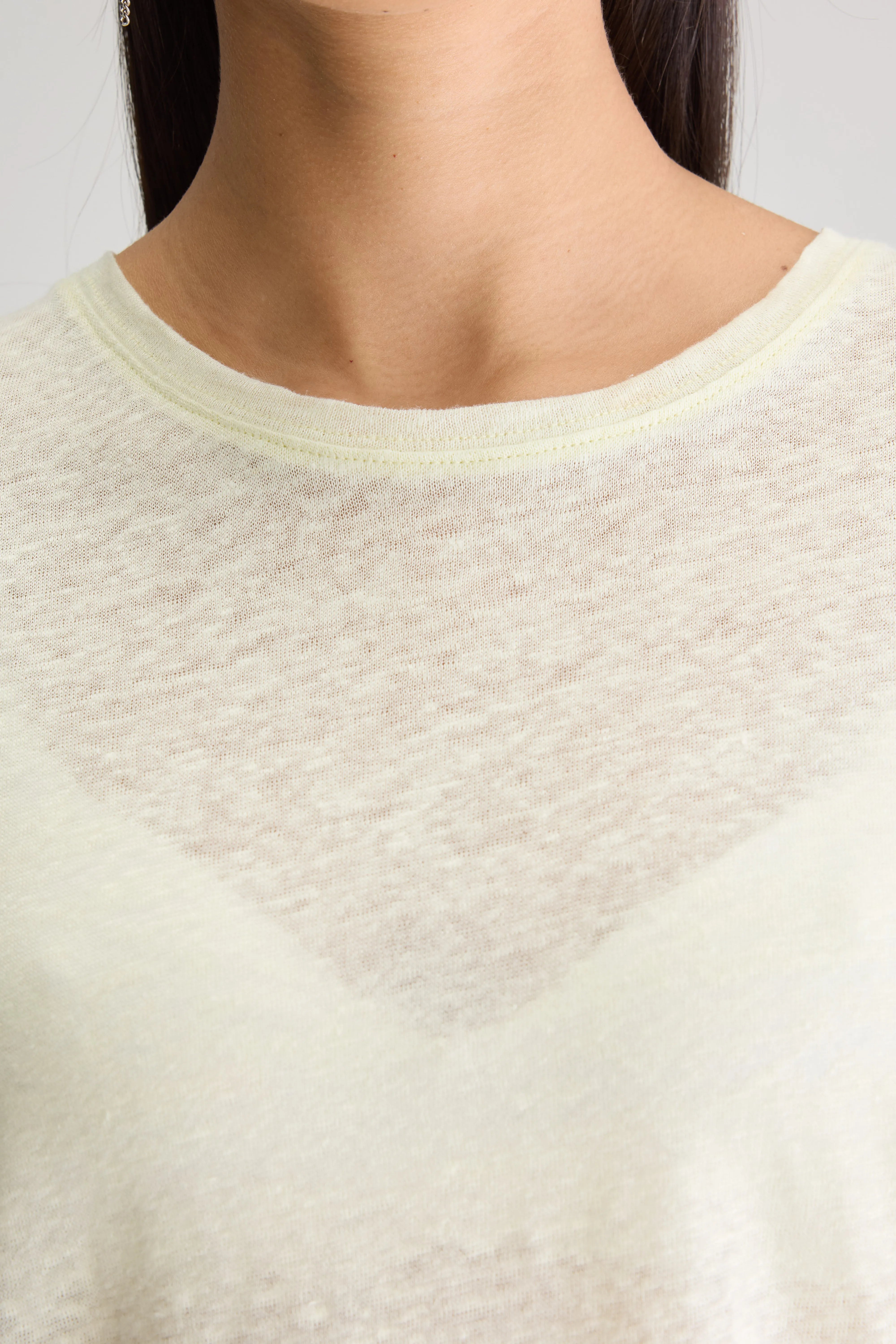 Vlyn Crewneck T-shirt - Citrine For Women | Bellerose