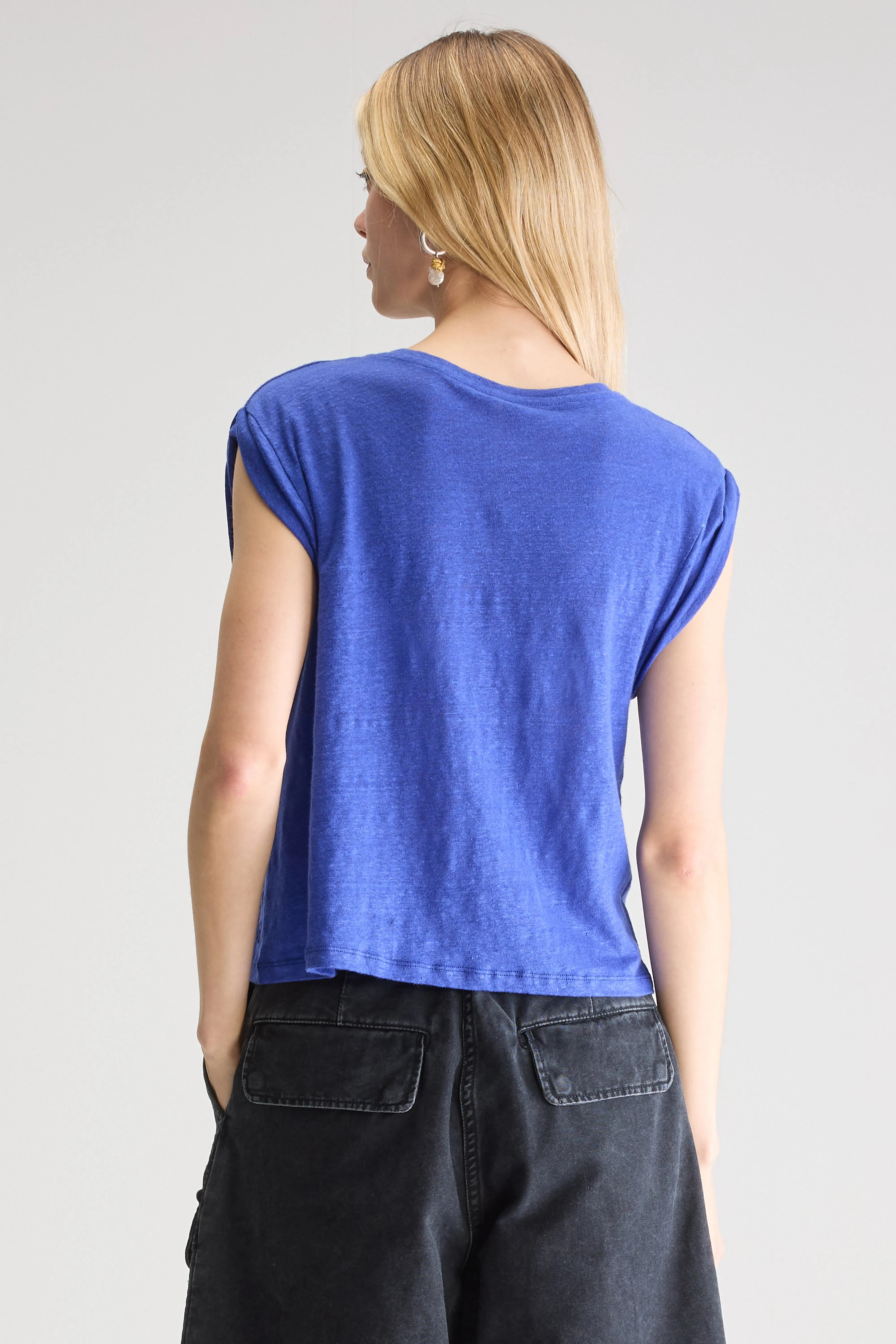 Vlyn Crewneck T-shirt - Blueworker For Women | Bellerose