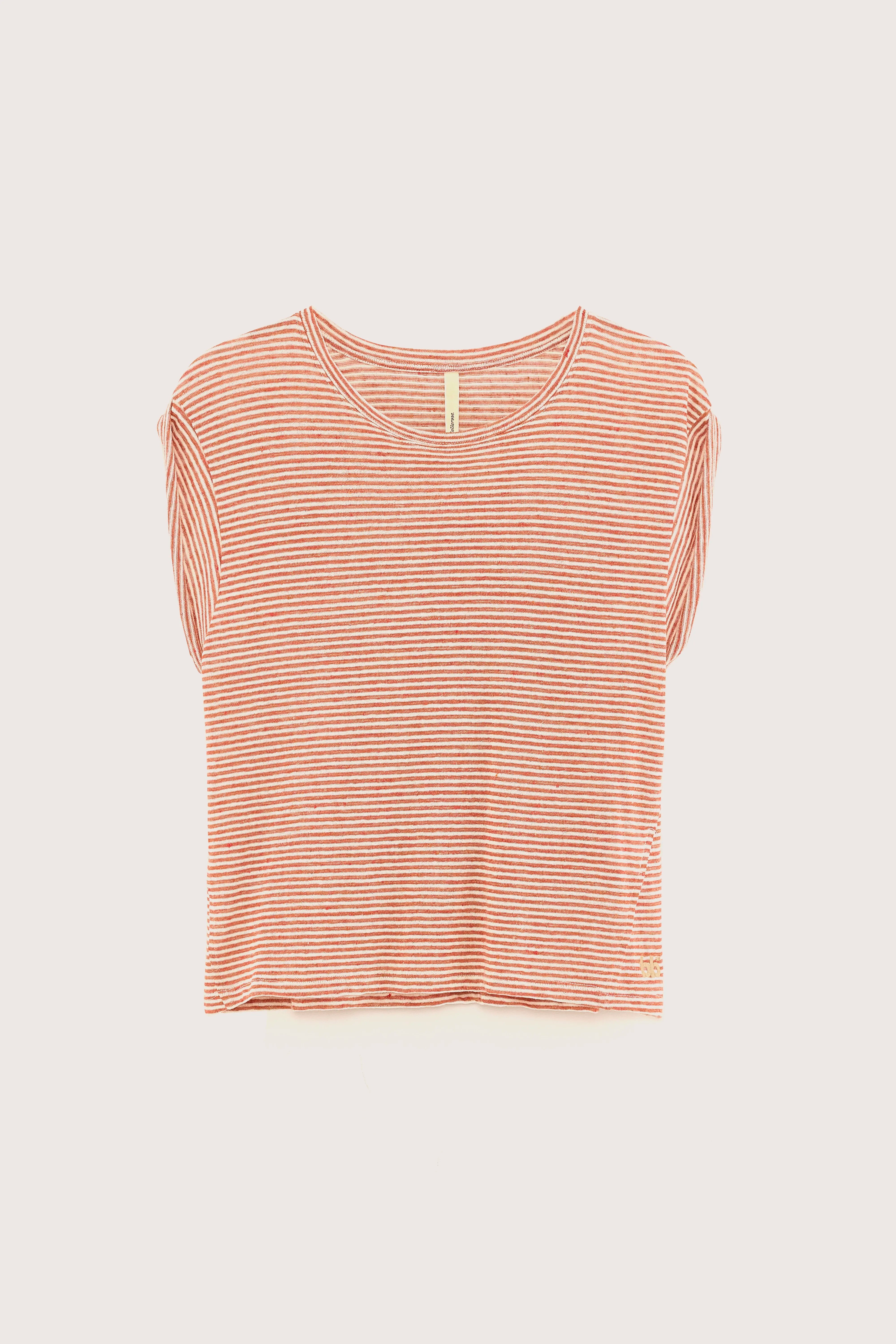 Vlyn t-shirt met ronde hals (251 / W / STRIPE C)