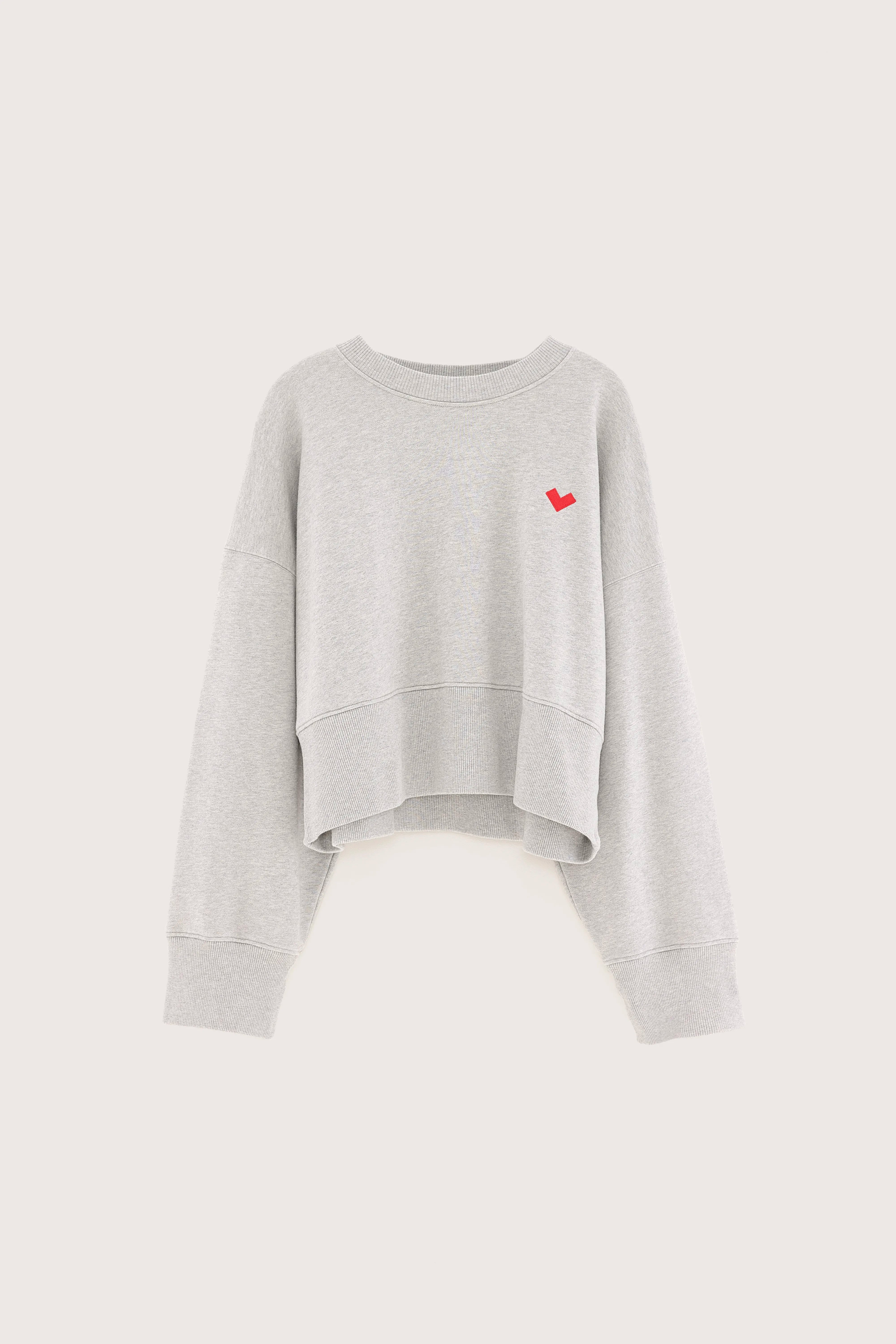 Slenni sweatshirt met ronde hals (251 / W / H. GREY)