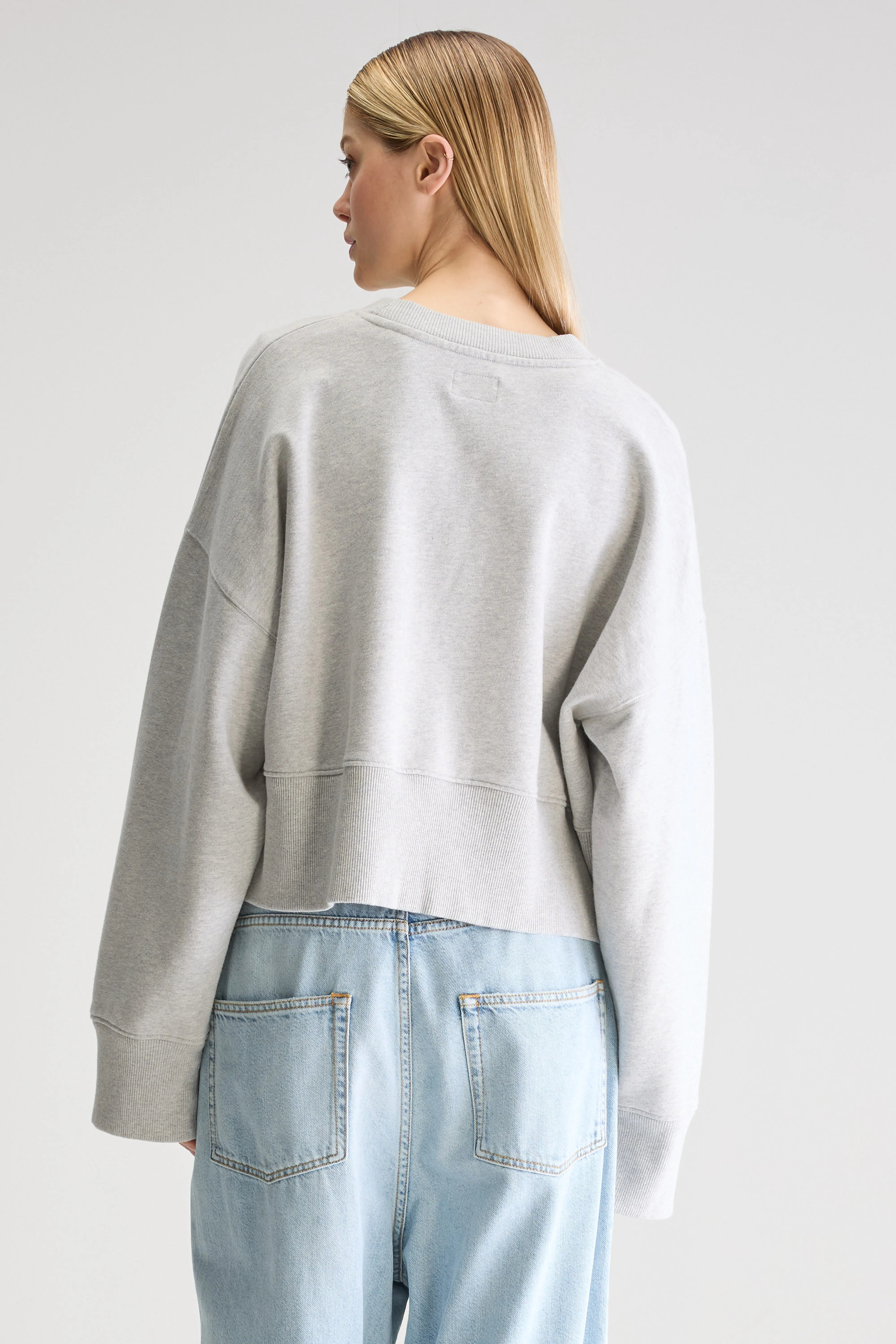 Slenni sweatshirt met ronde hals (251 / W / H. GREY)