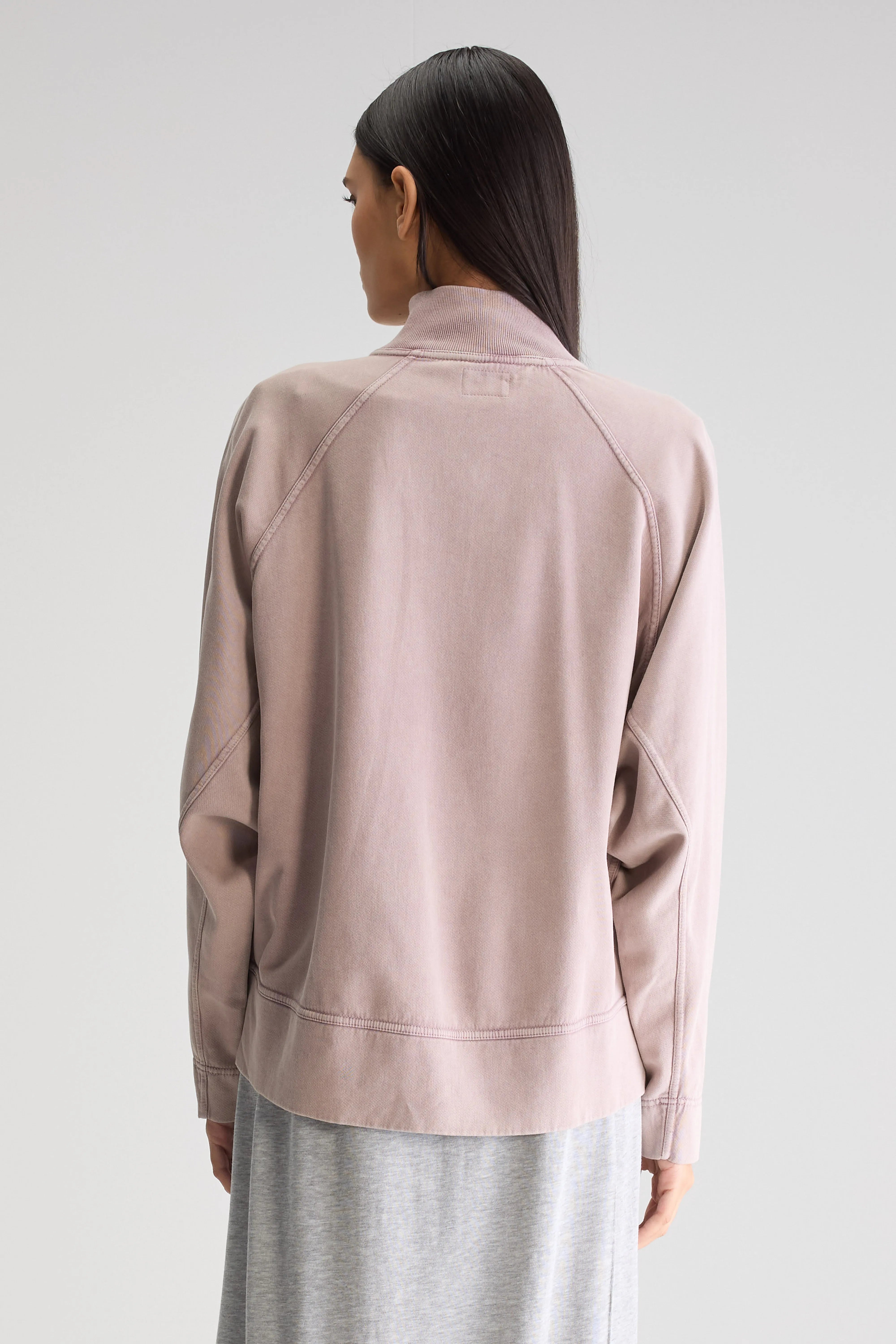 Fanty Zip-front Sweatshirt - Rosewood For Women | Bellerose