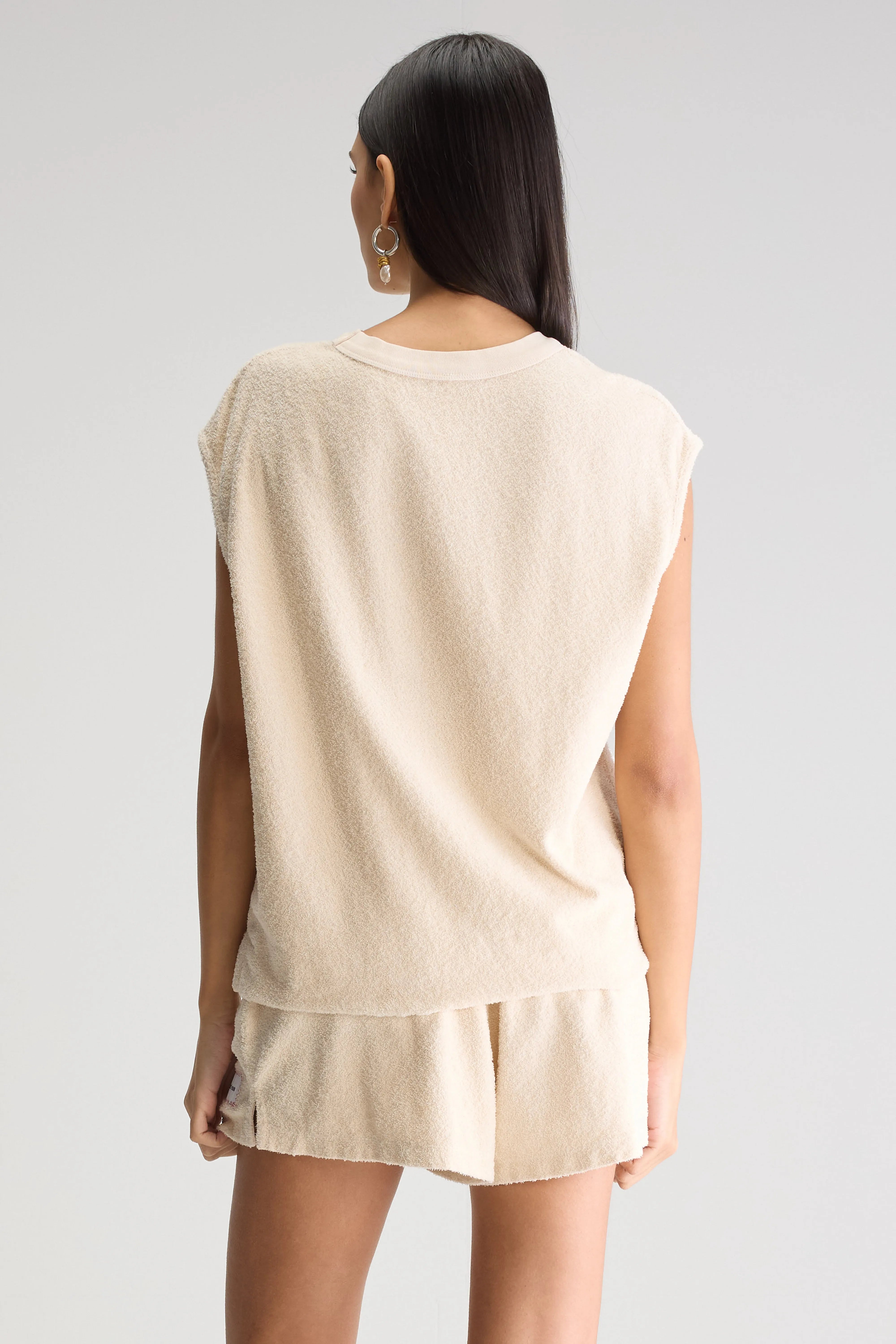 Mattias Crewneck T-shirt - Shell For Women | Bellerose