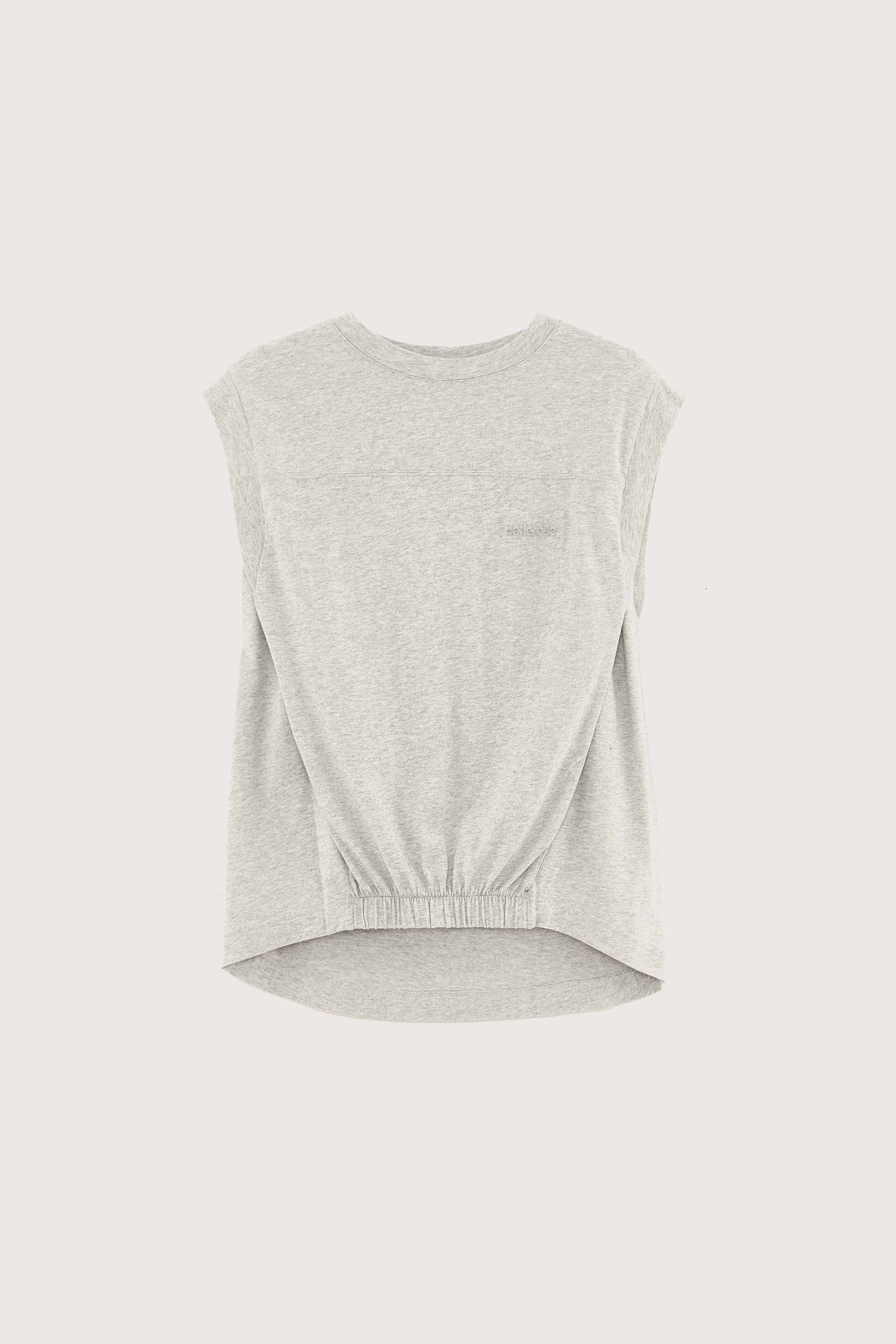 Vonca sleeveless t-shirt (251 / W / H. GREY)