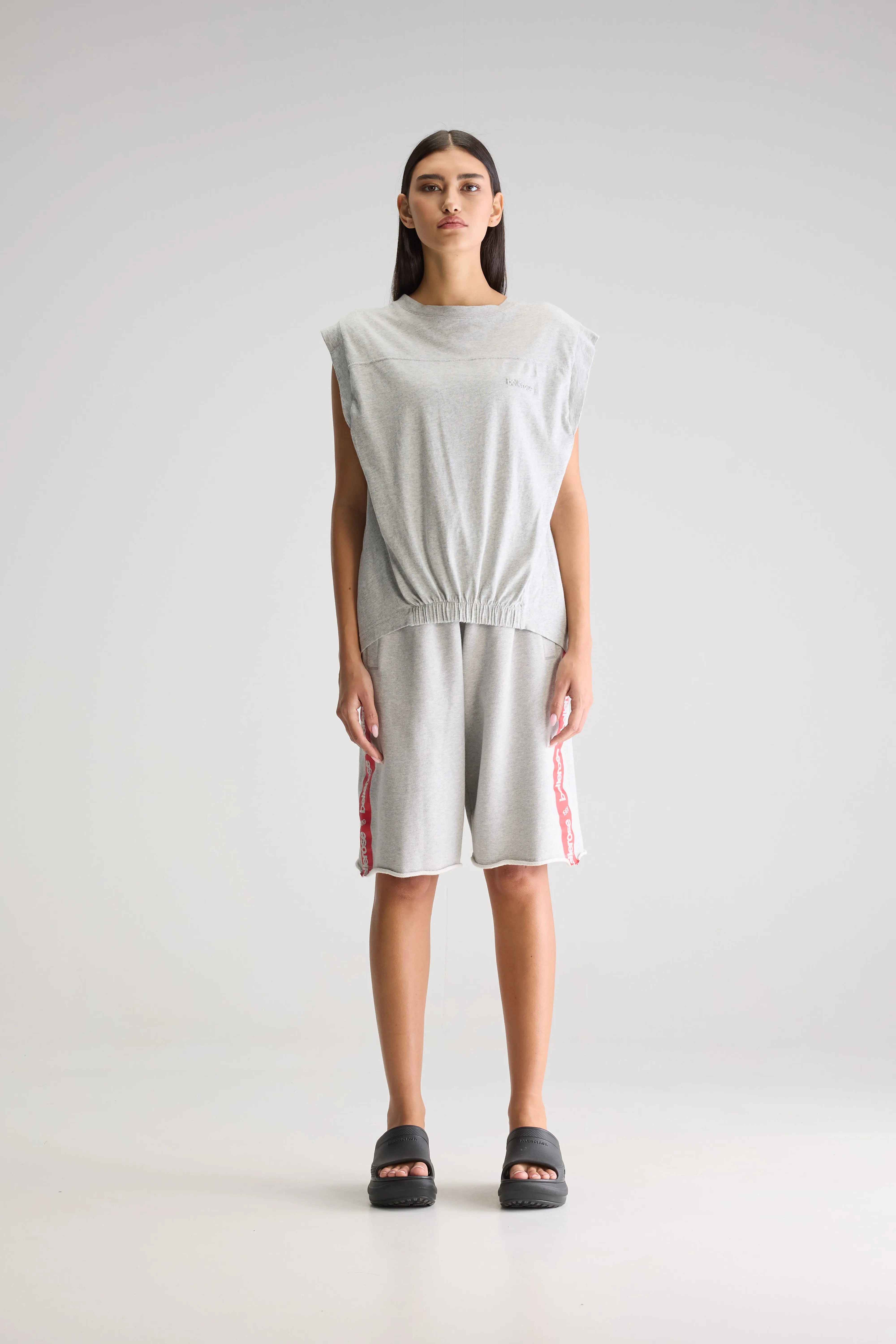 Vonca Sleeveless T-shirt - H. grey For Women | Bellerose