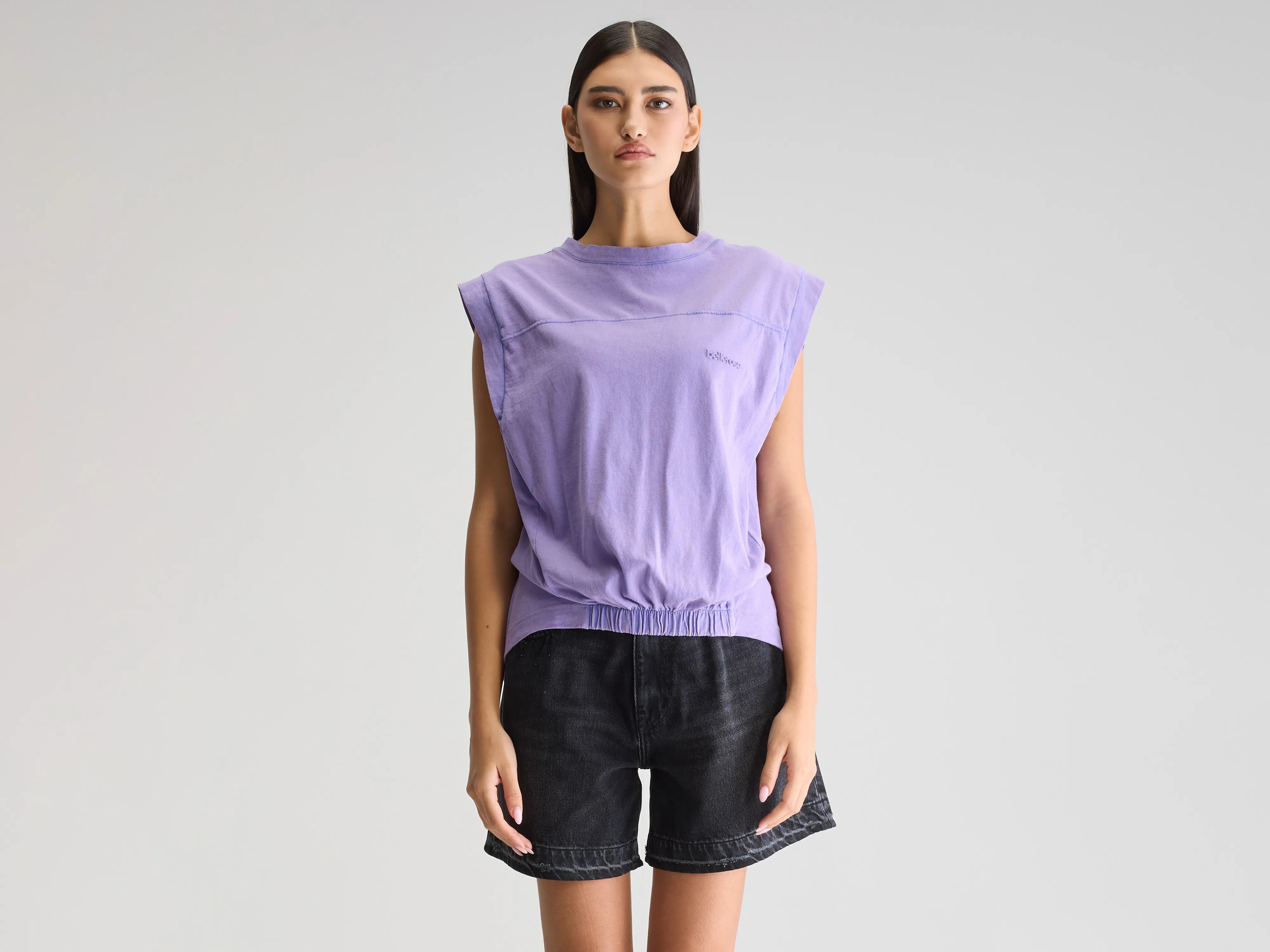 Vonca sleeveless t-shirt (251 / W / IRIS BLOOM)